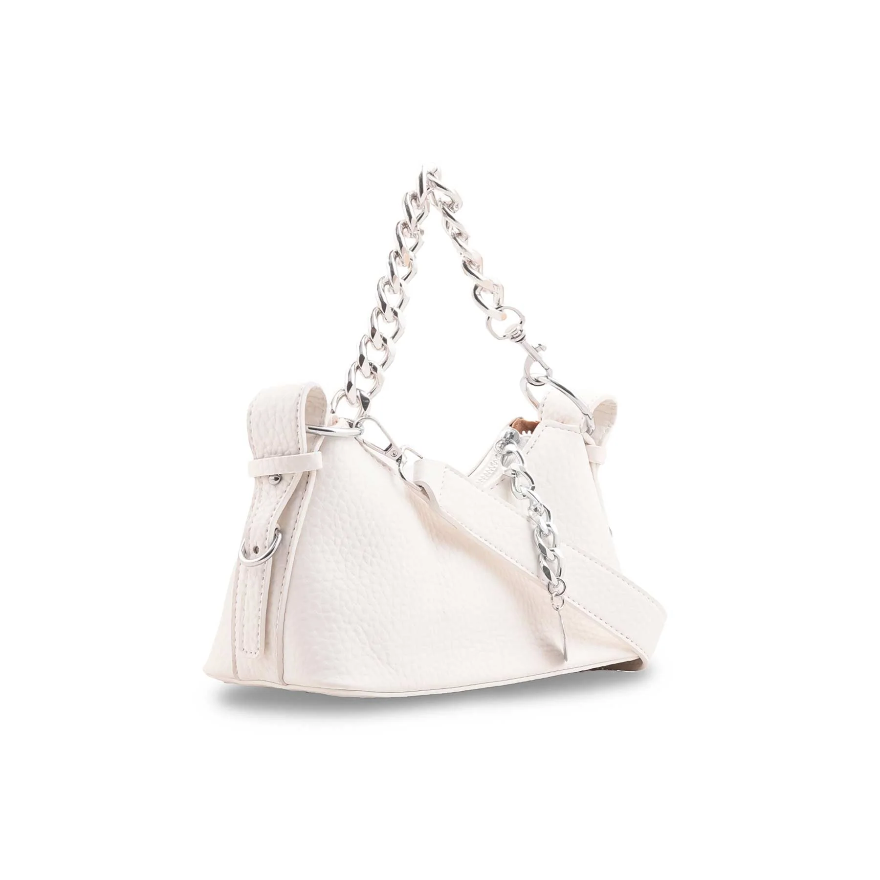 Cream Formal Shoulder Bag For Women P36422 - Image 3