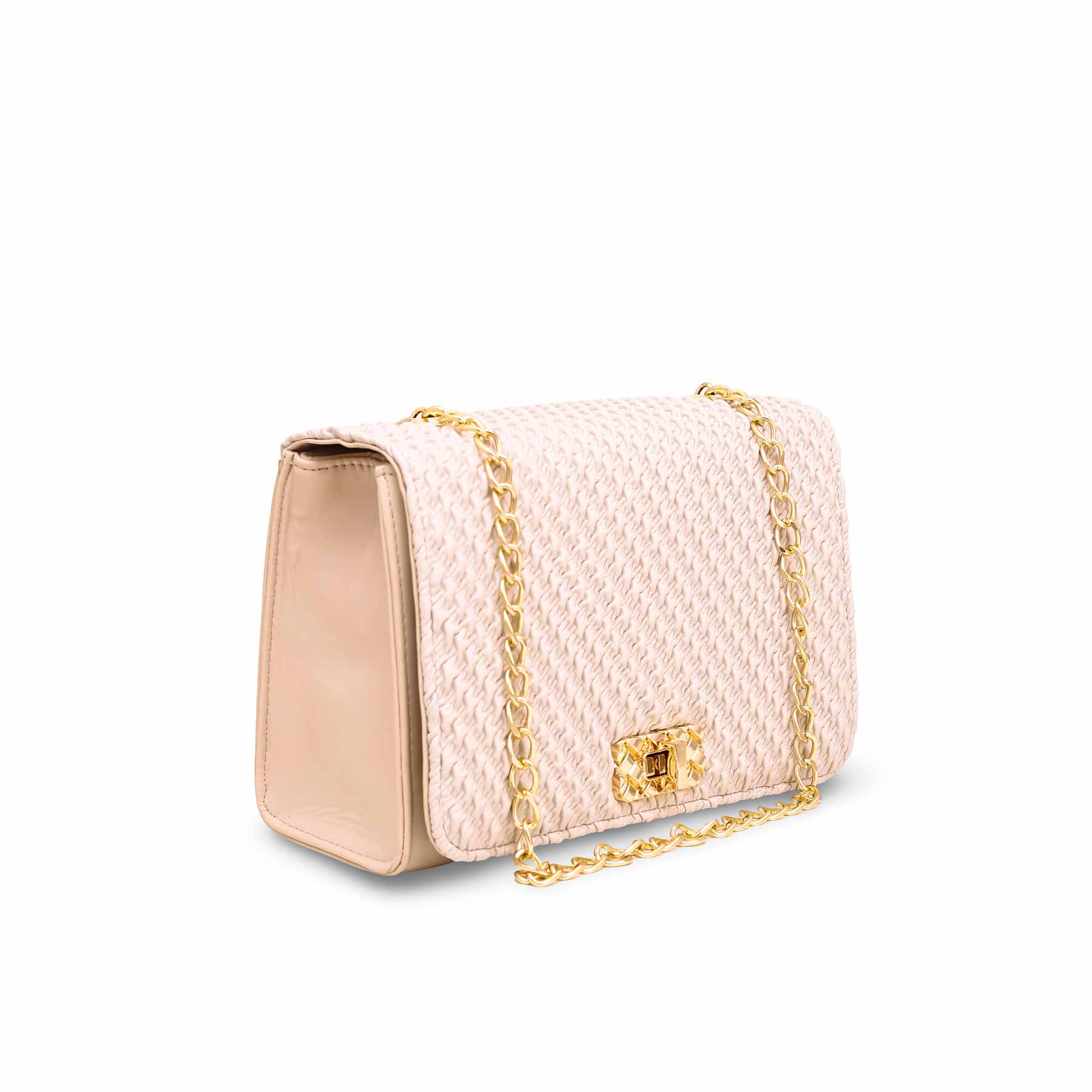 Cream Formal Shoulder Bag P54541 - Image 2