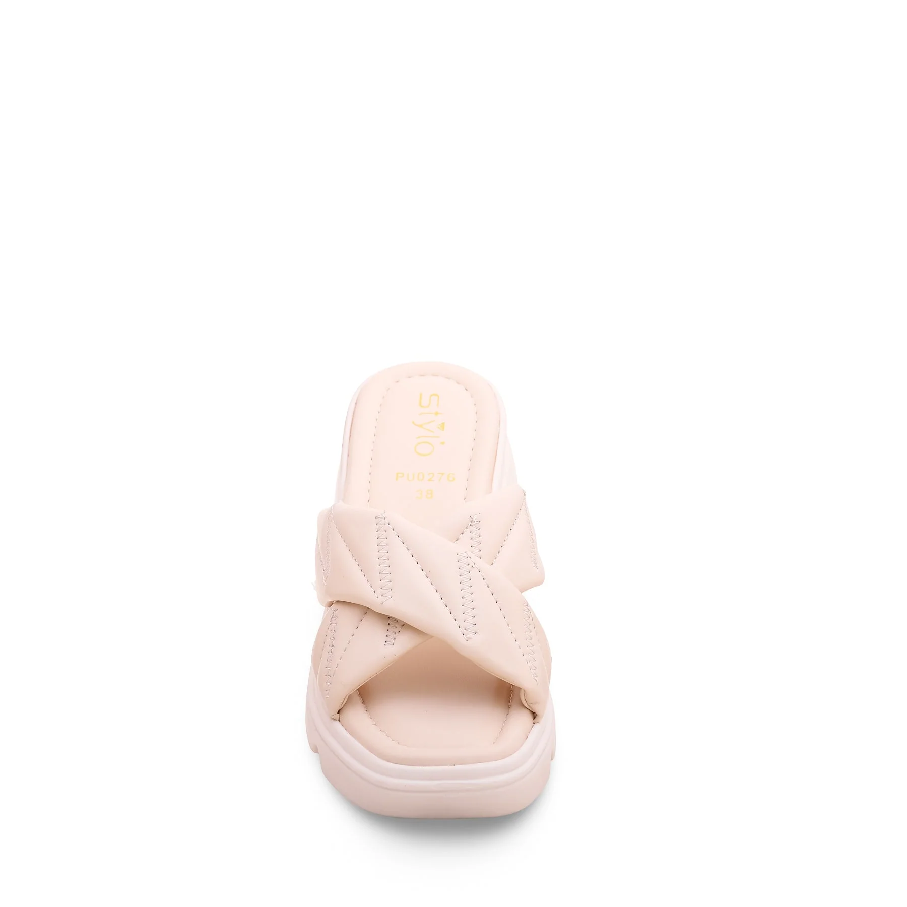 Cream Formal Slipper PU0276 - Image 3