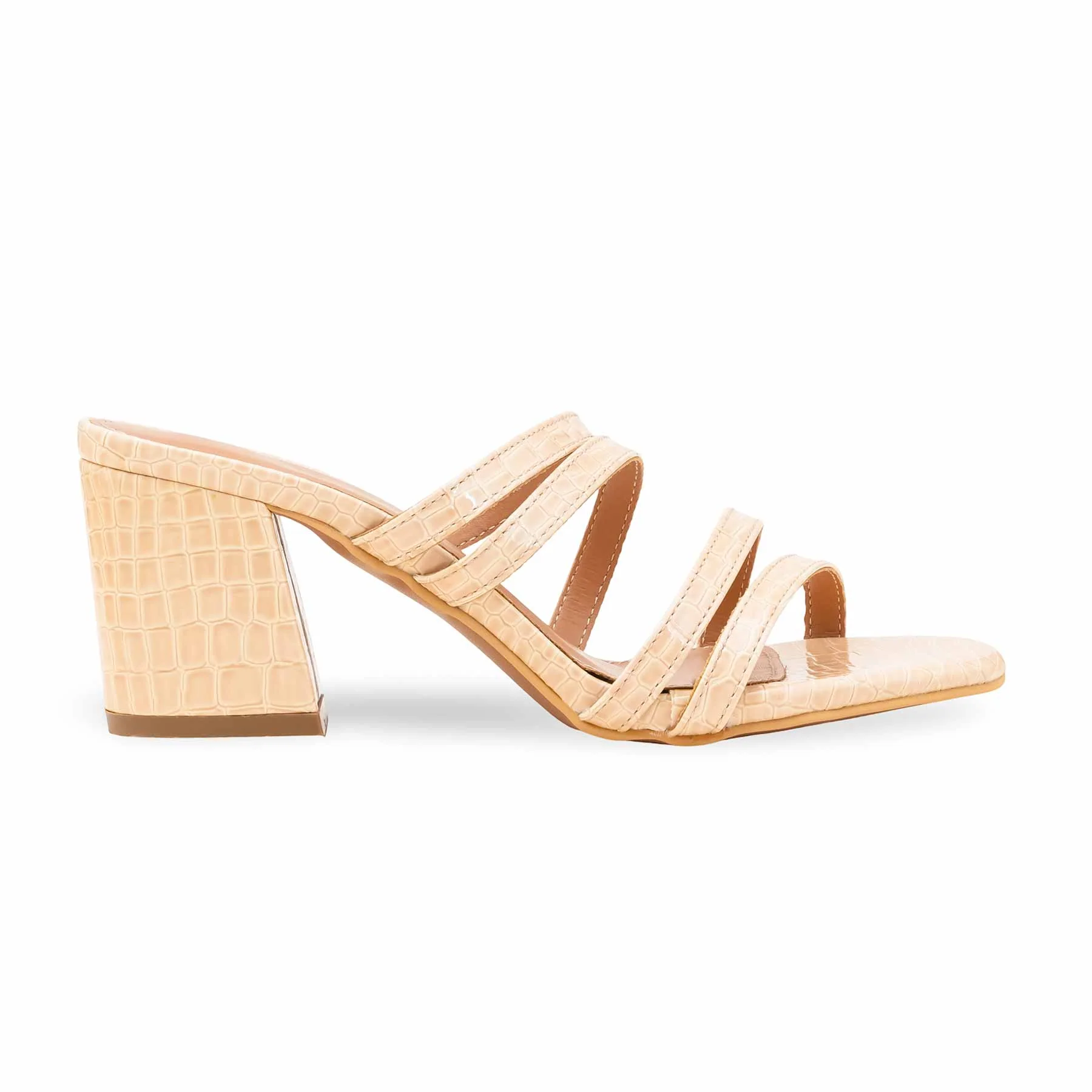 Cream Formal Women Slipper FR8412 - Image 2