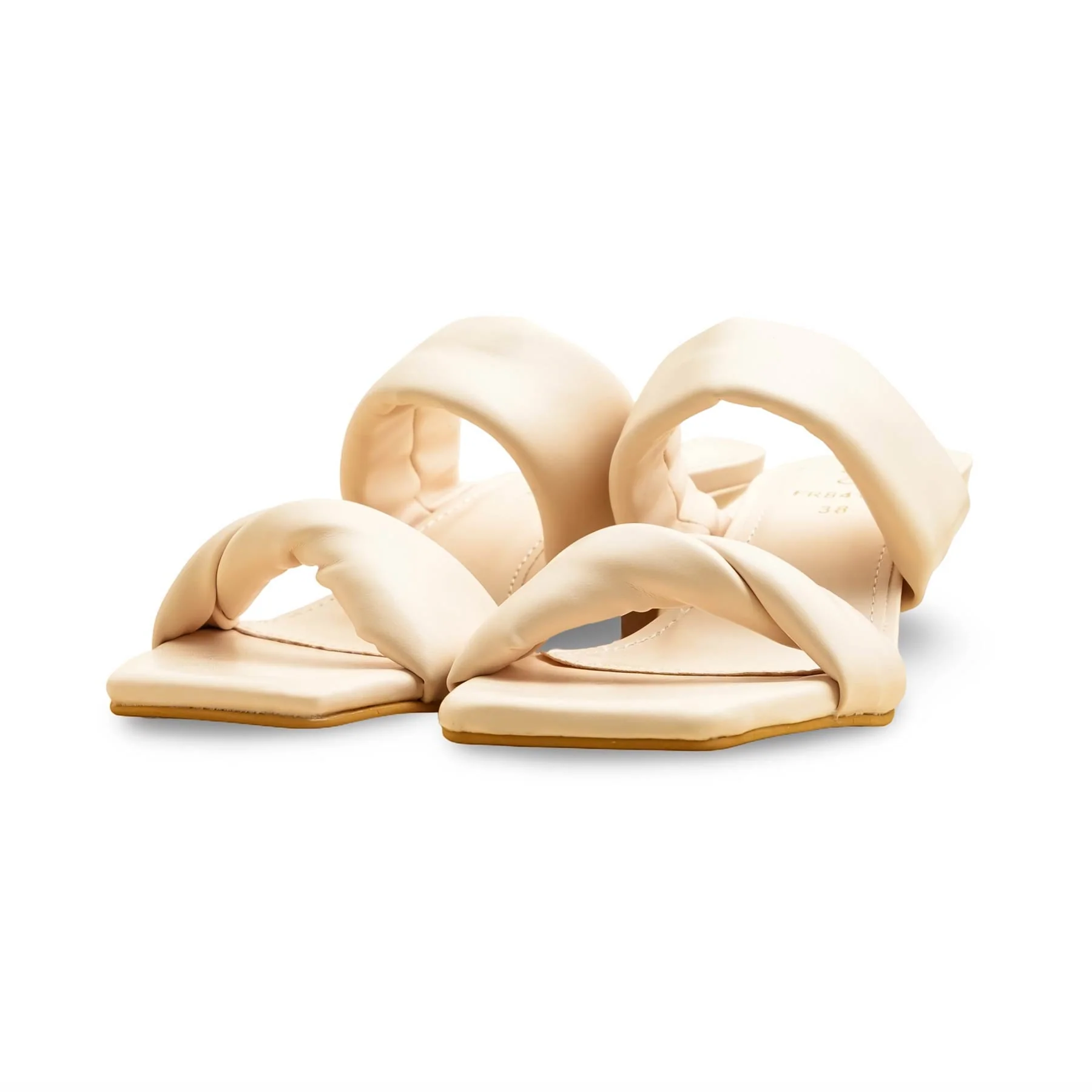 Cream Formal Women Slipper FR8417 - Image 3
