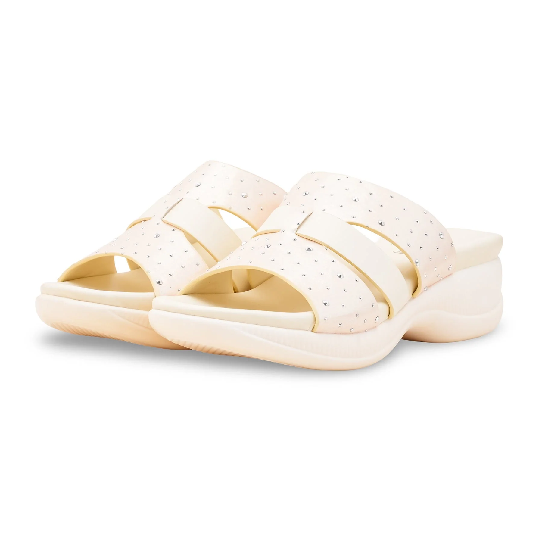 Cream Formal Women Slipper PU0627 - Image 3