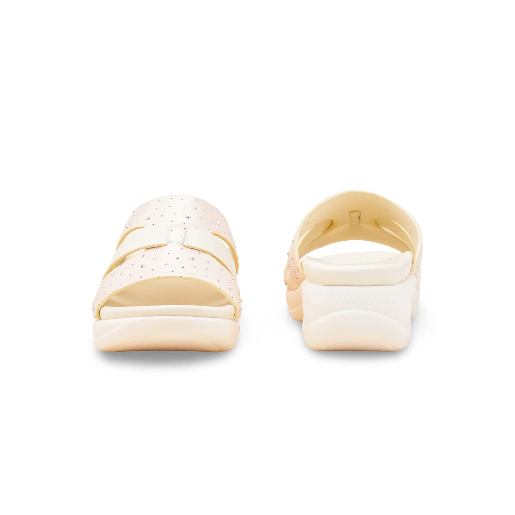 Cream Formal Women Slipper PU0627 - Image 4