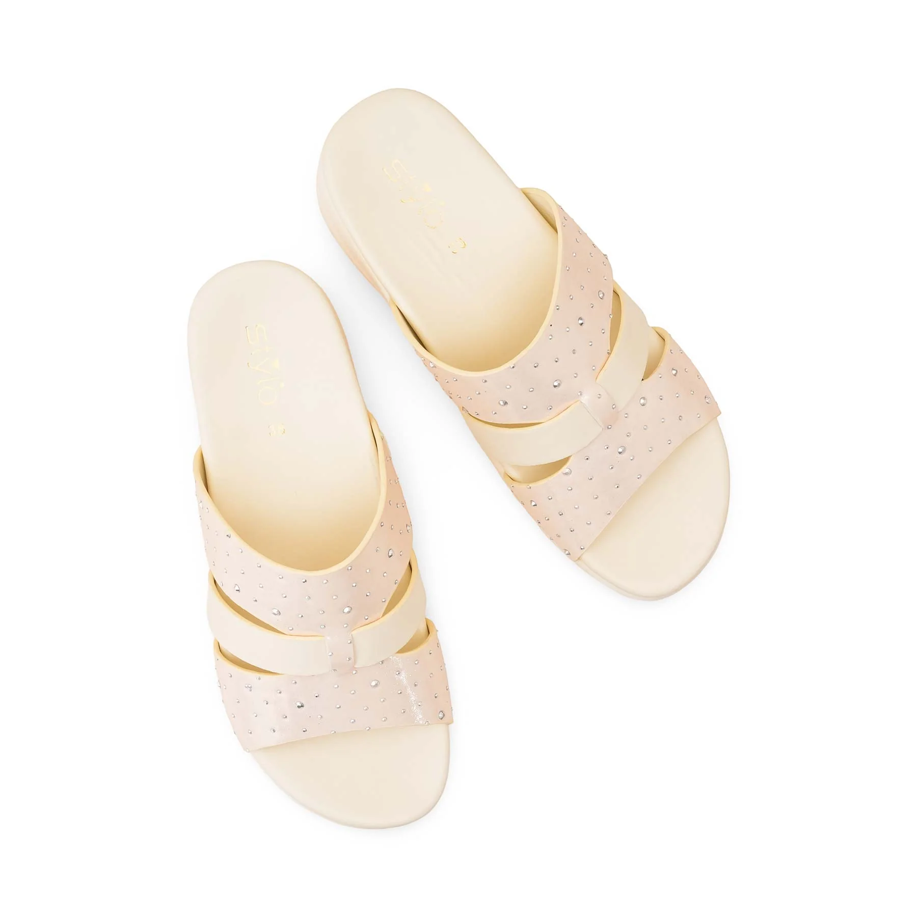 Cream Formal Women Slipper PU0627 - Image 5