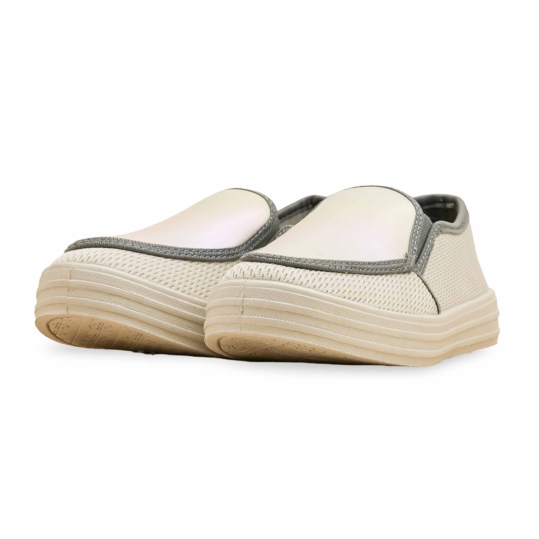 Cream Sneaker For Women WN6168 - Image 3