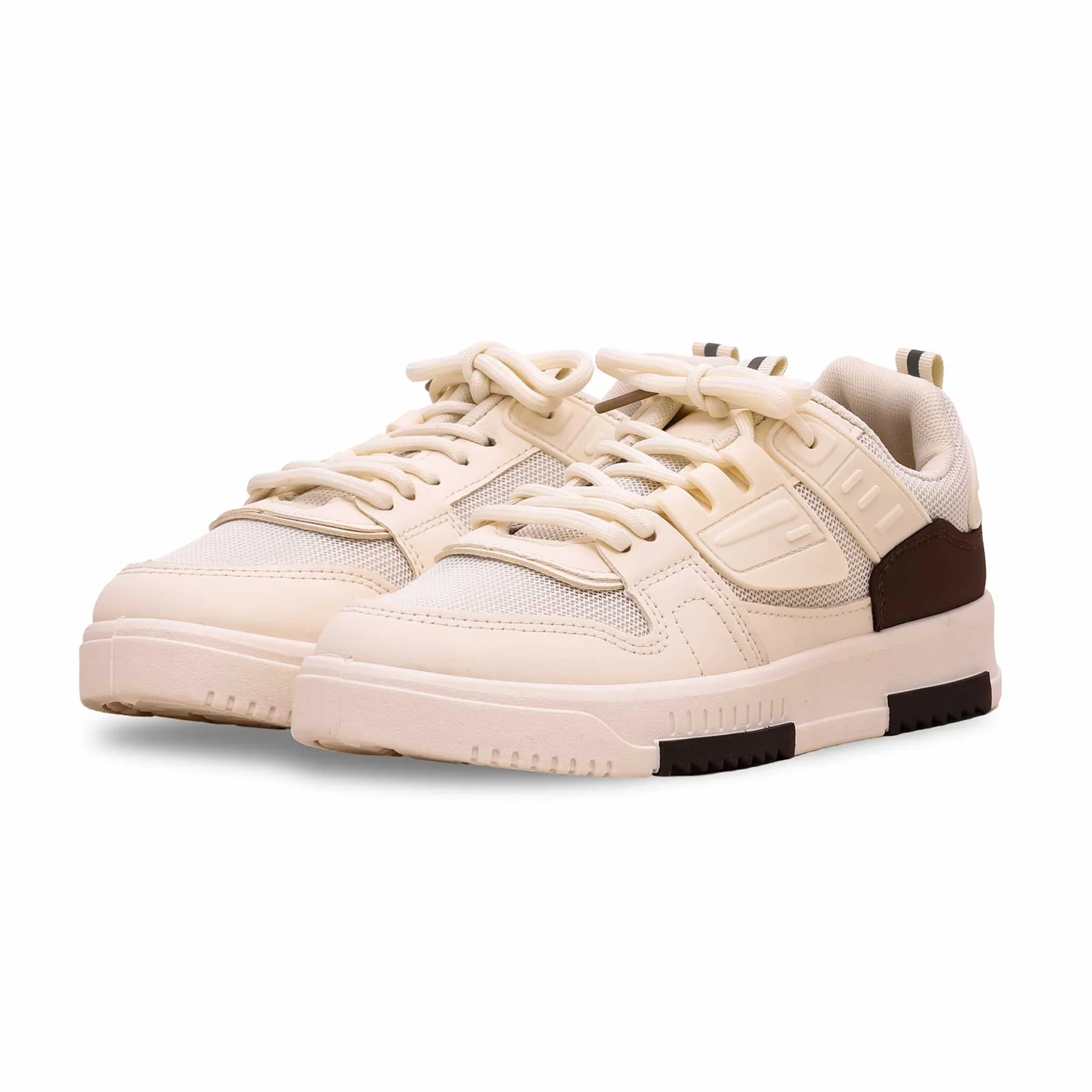 Cream Women Casual Sneaker AT7391 - Image 2