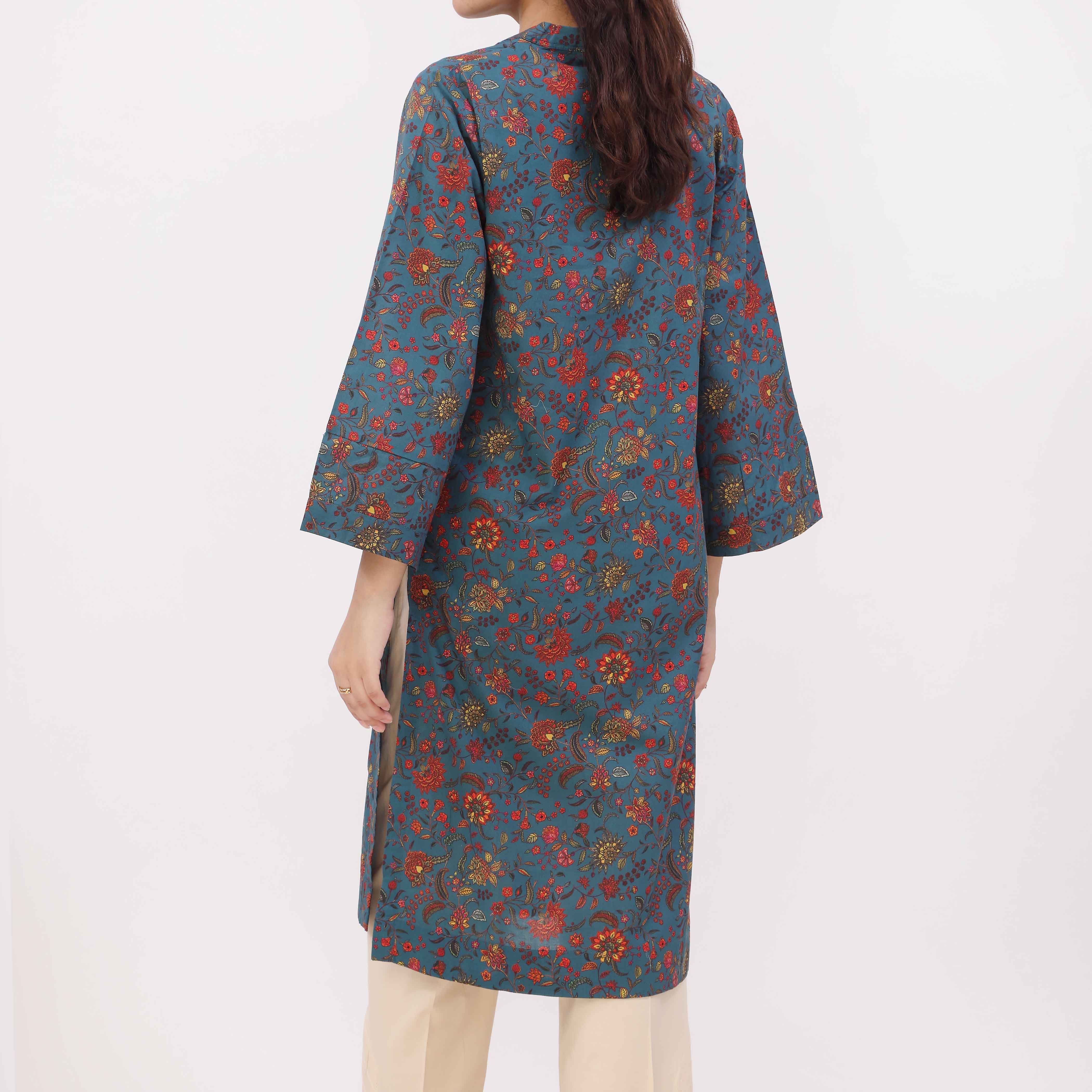 Digital Printed Cotton Cambric Shirt PW5024 - Image 5