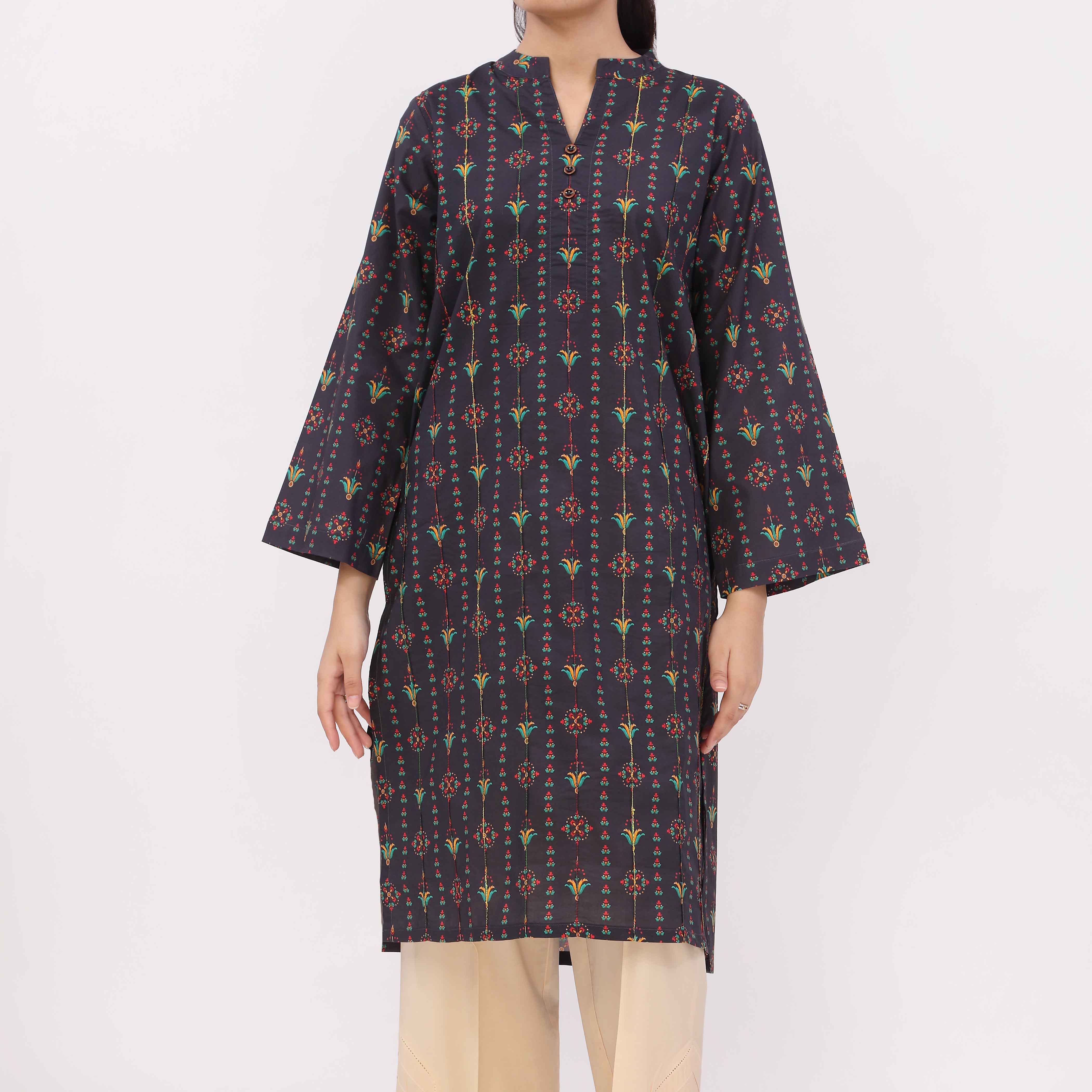 Digital Printed Cotton Cambric Shirt PW5026 - Image 2