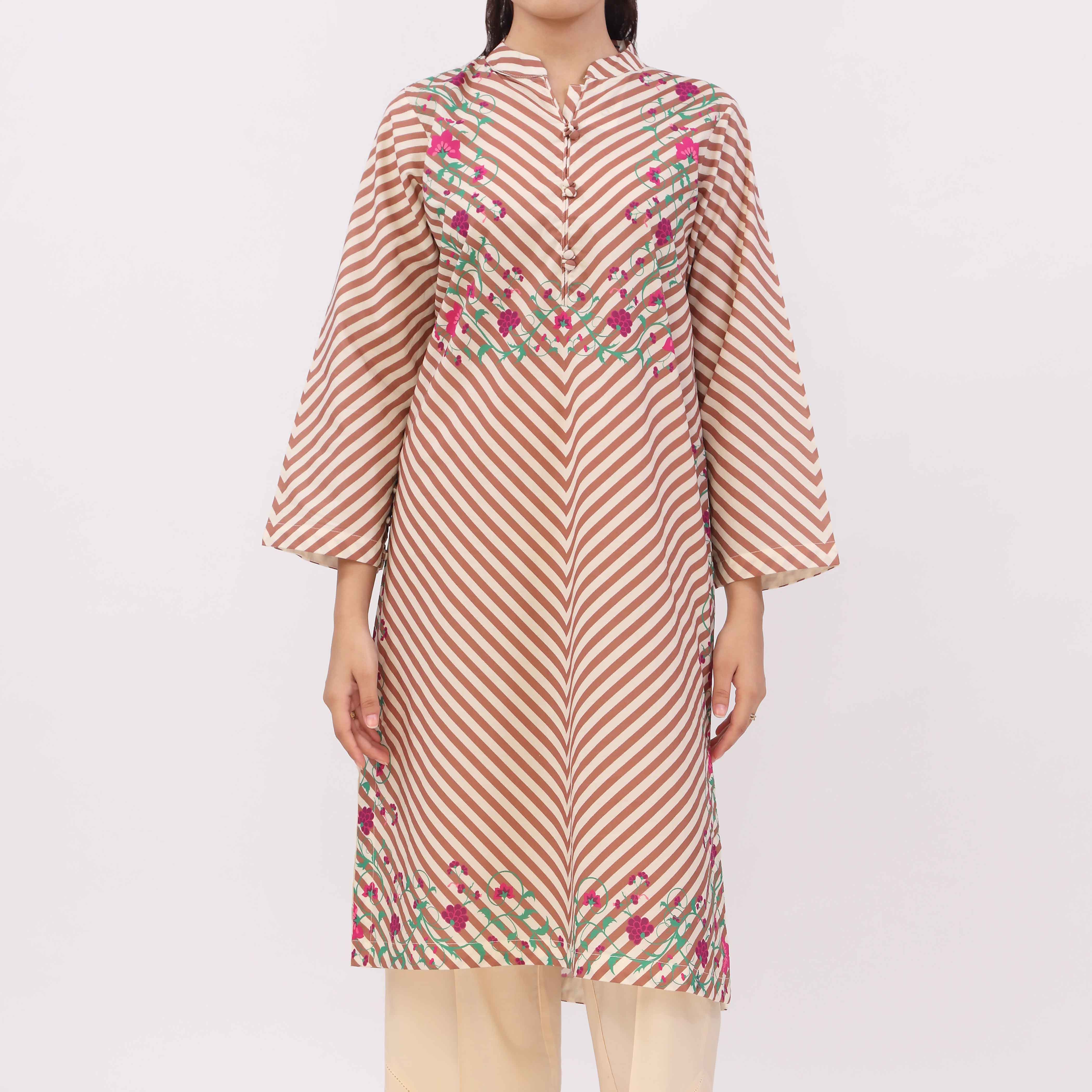 Digital Printed Cotton Cambric Shirt PW5147 - Image 2
