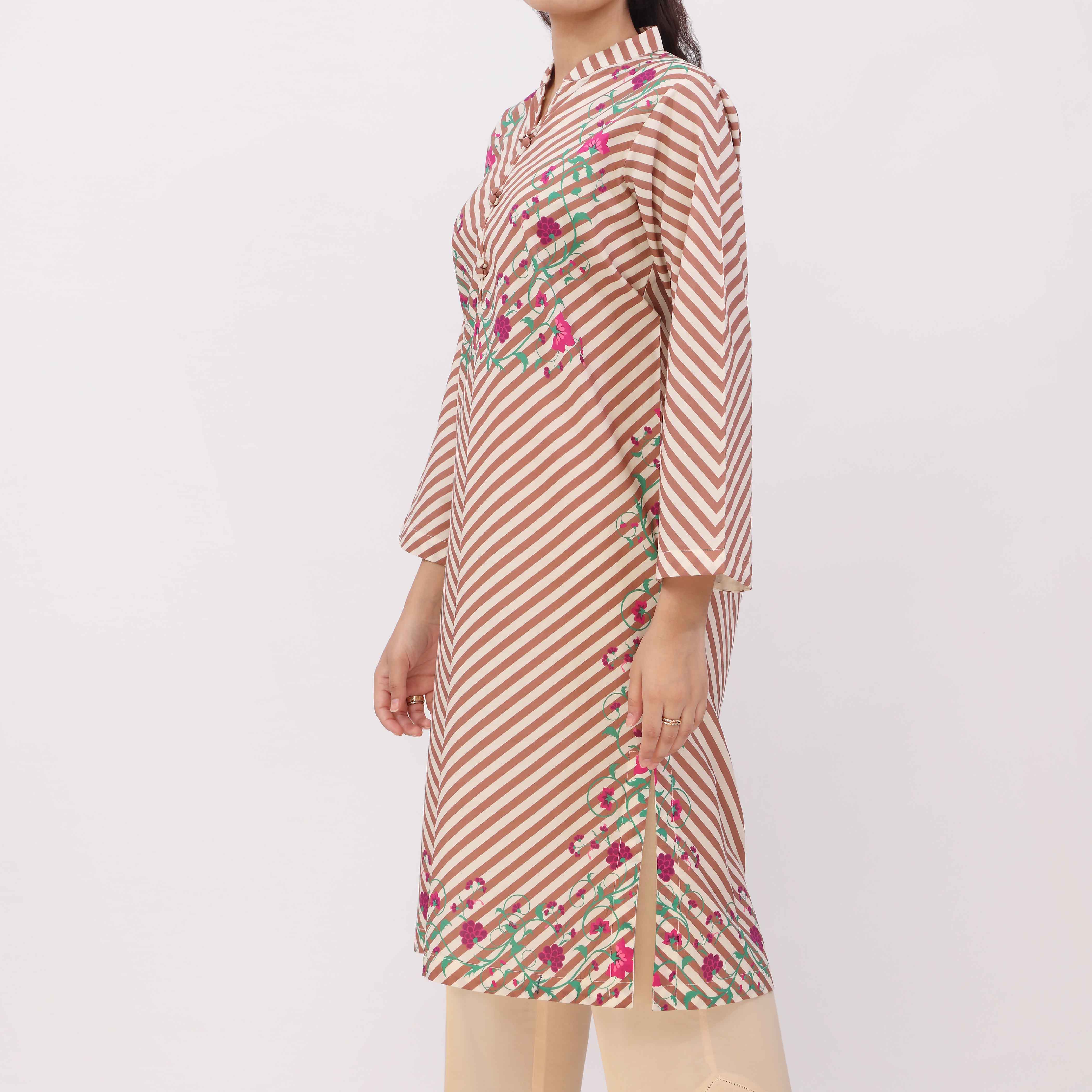 Digital Printed Cotton Cambric Shirt PW5147 - Image 4