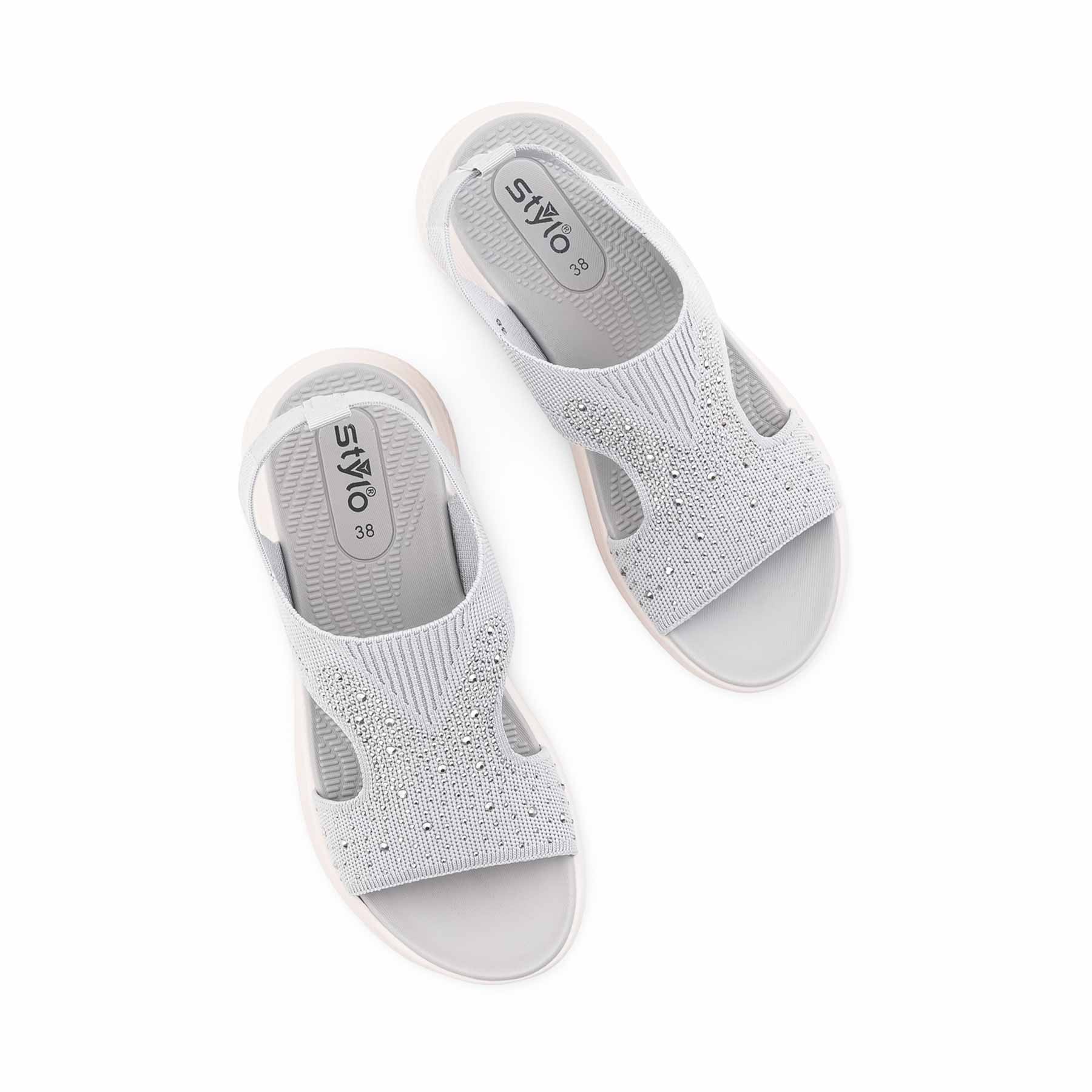 Dk Grey Formal Sandal For Women PU0731 - Image 5