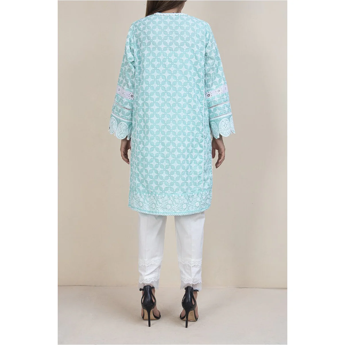 Embellished Cotton Shirt PS1041 - Image 3