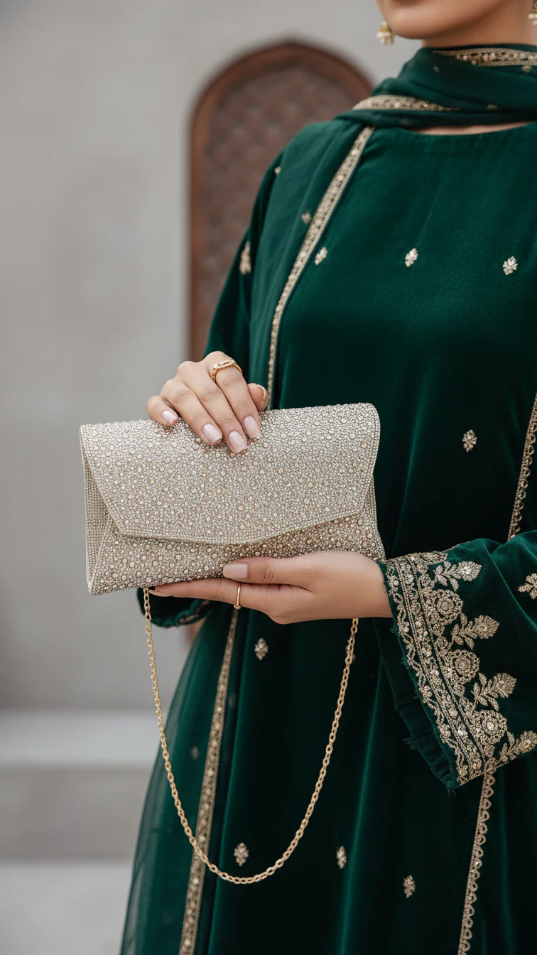 Fawn Bridal Clutch P24323
