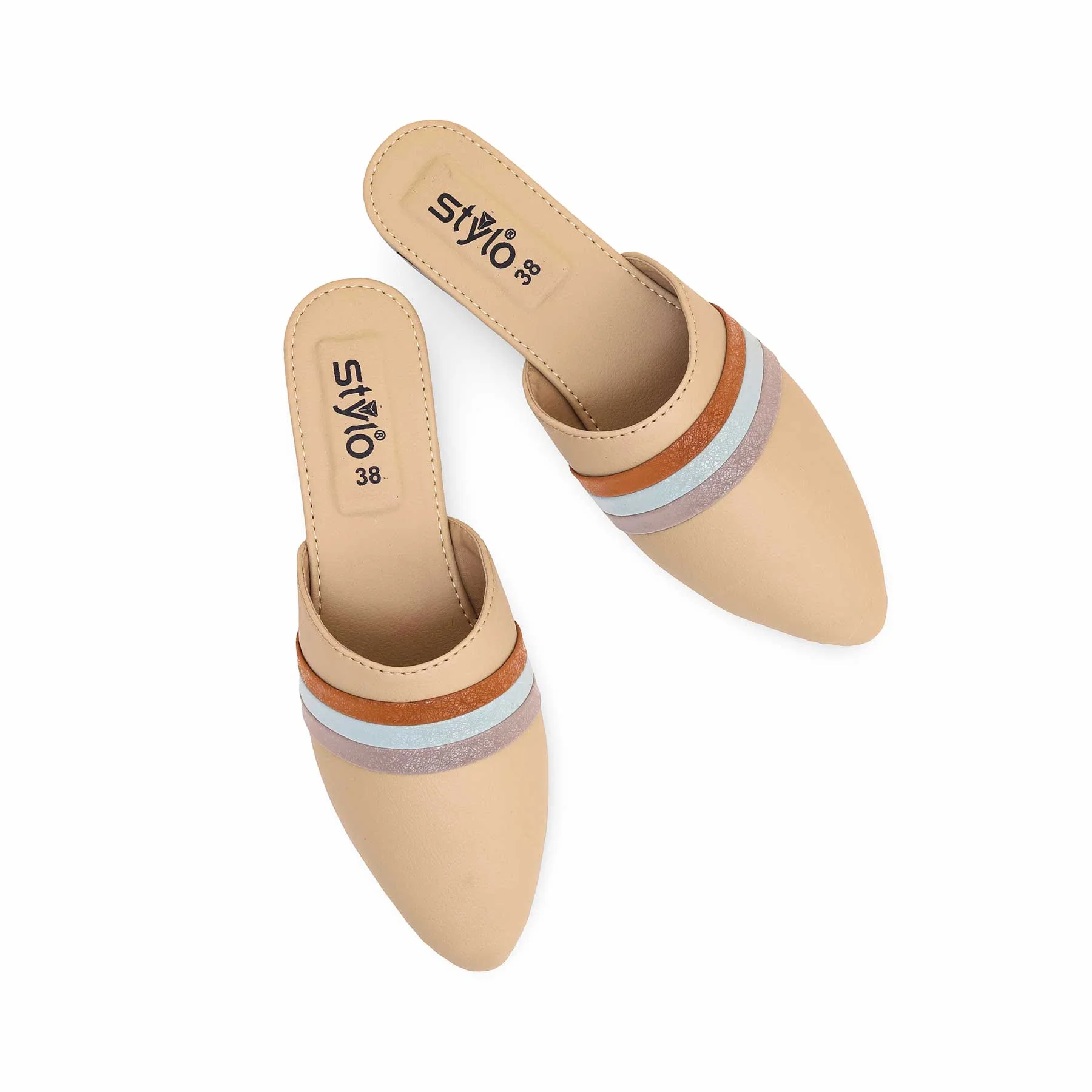 Fawn Casual Mule CL1839 - Image 4