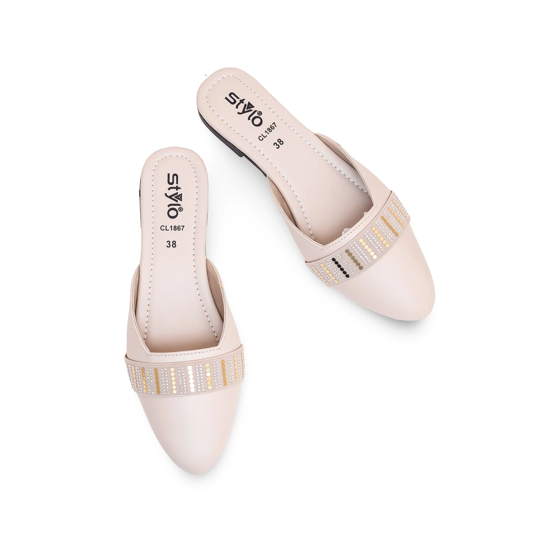 Fawn Casual Mule CL1867 - Image 4
