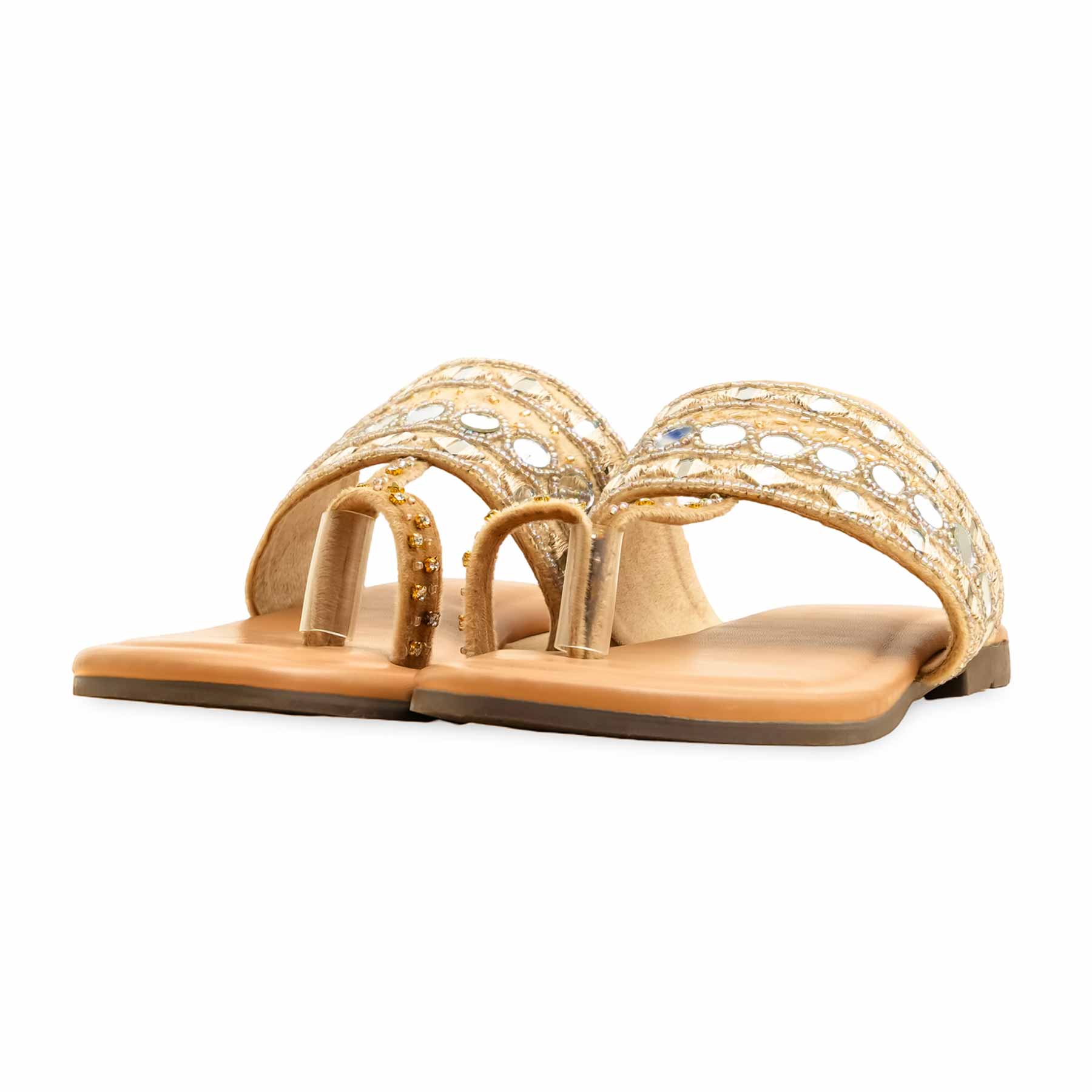 Fawn Ethnic Chappal EC0237 - Image 3