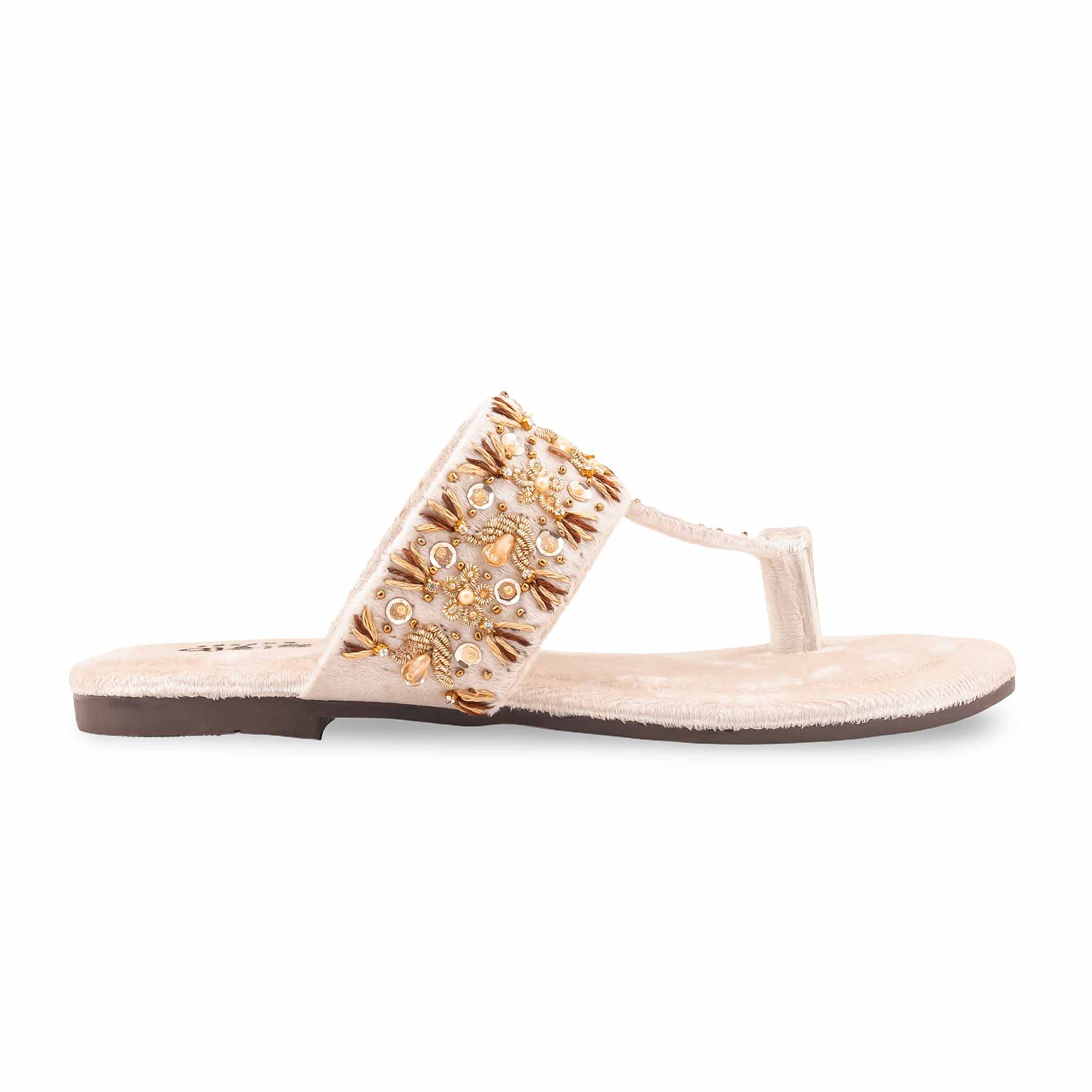 Fawn Ethnic Chappal For Women EC0252 - Image 3