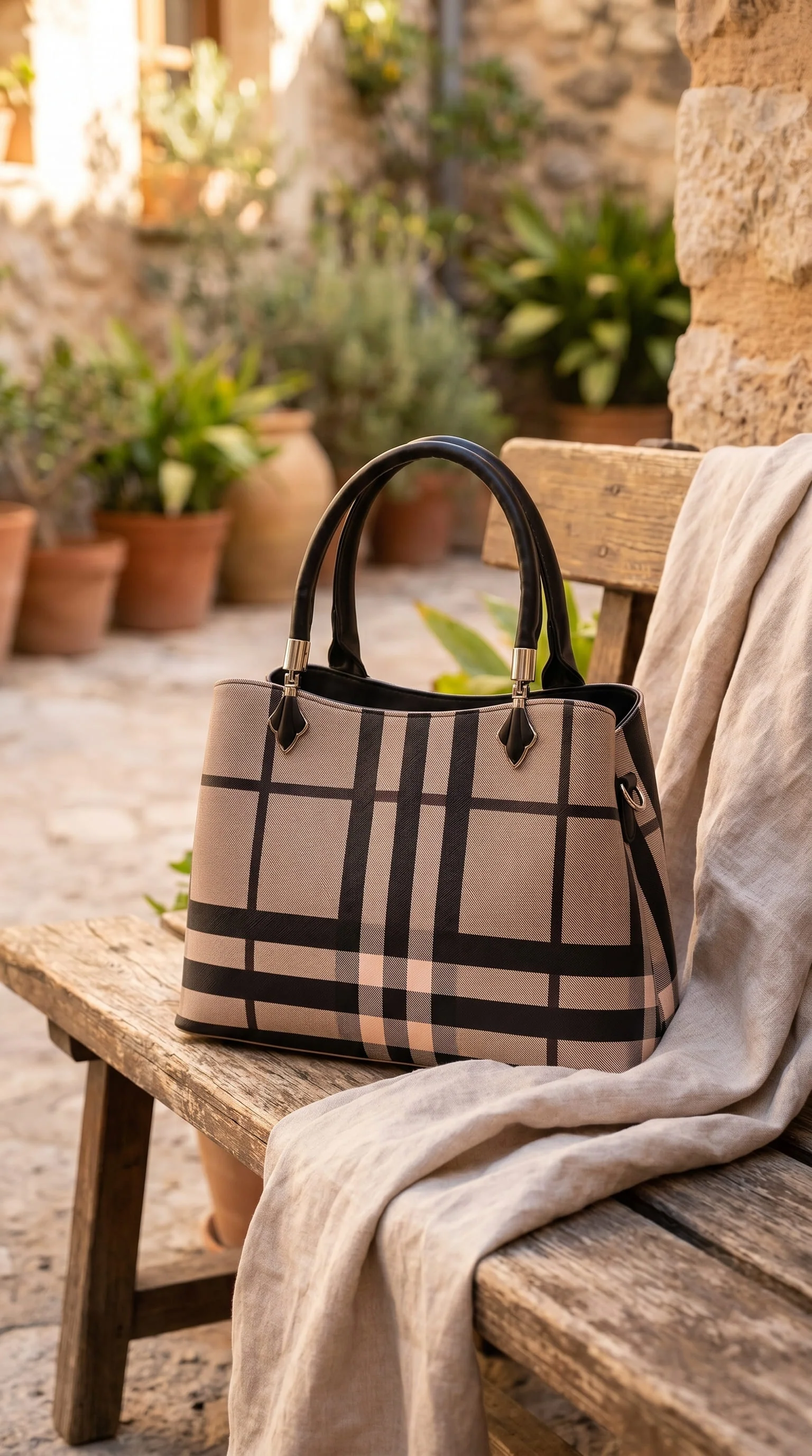 Fawn Formal Hand Bag For Ladies P36618 - Image 3