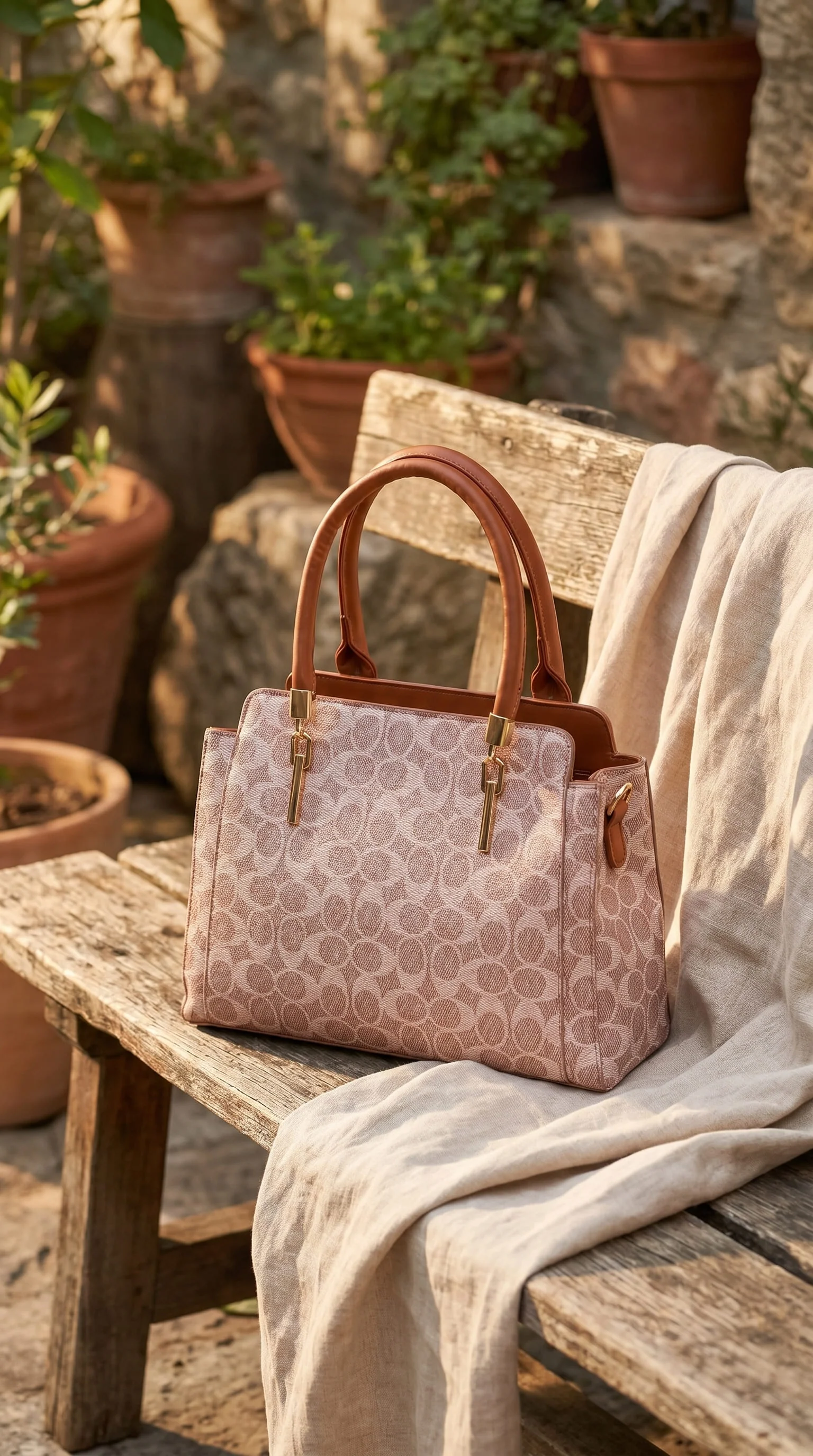 Fawn Formal Hand Bag For Ladies P36622 - Image 2