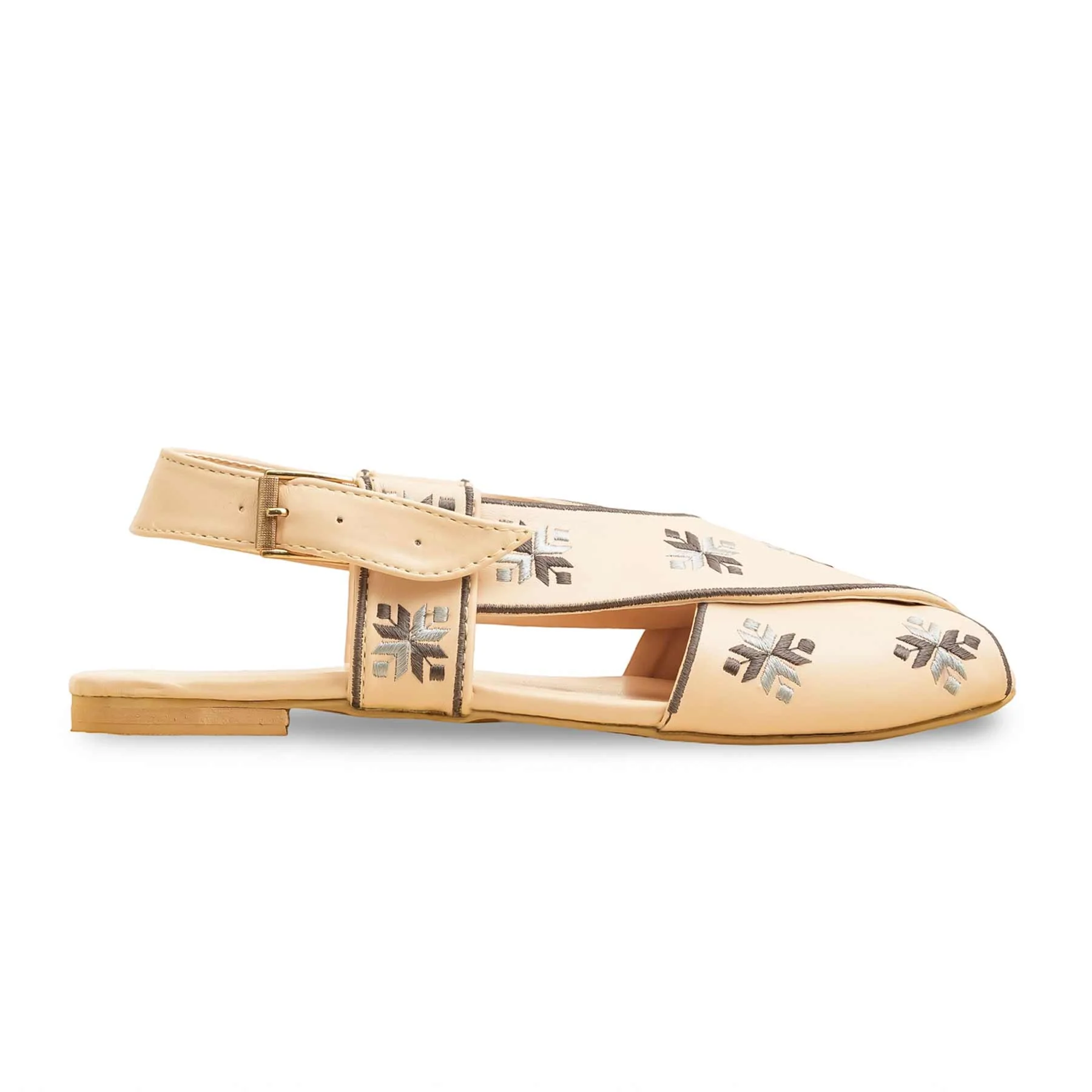 Fawn Formal Peshawari Chappal EC3190 - Image 2