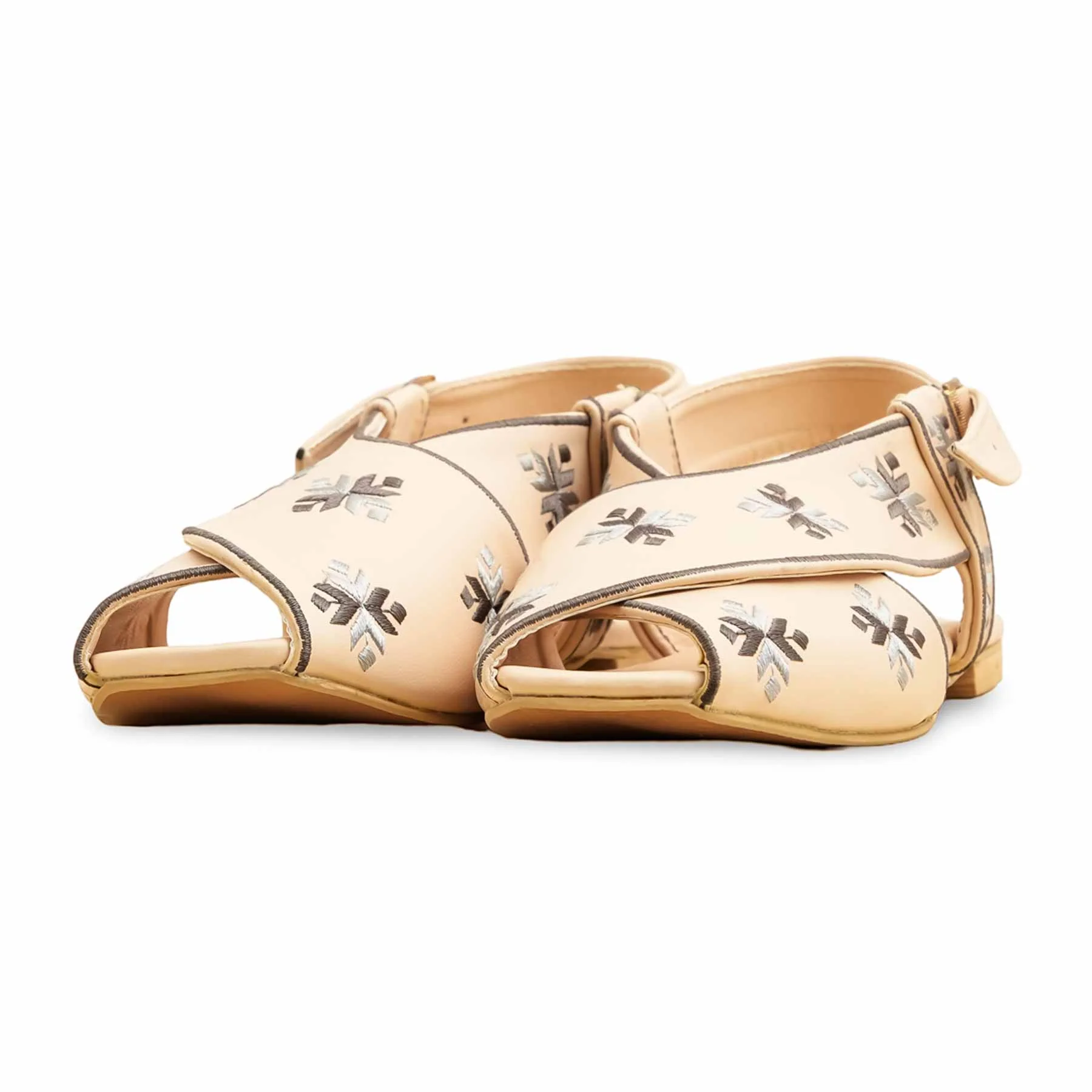 Fawn Formal Peshawari Chappal EC3190 - Image 3