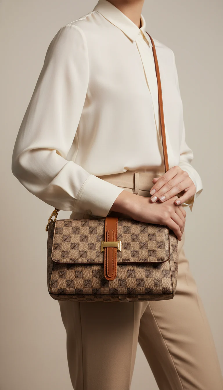 Fawn Formal Shoulder Bag For Ladies P36417