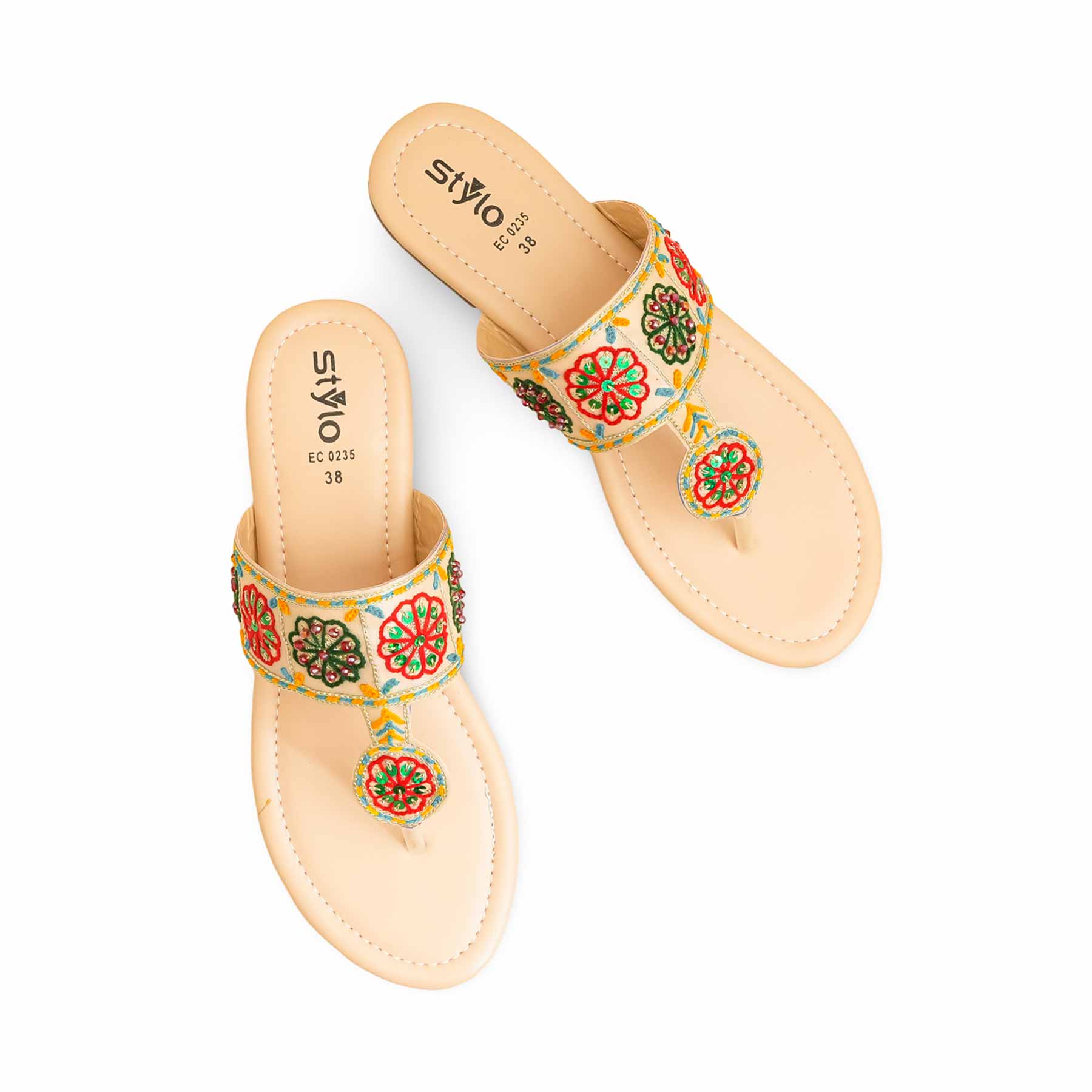 Fawn Formal Women Chappal EC0235 - Image 6