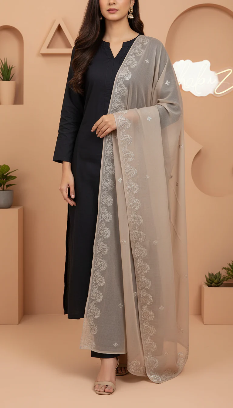 Fawn Summer Shawl PD6122 - Image 2