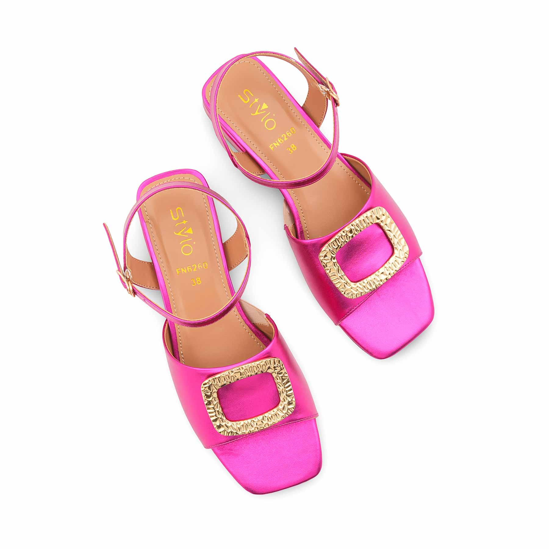Fuchsia Fancy Sandal For Women FN6260 - Image 5