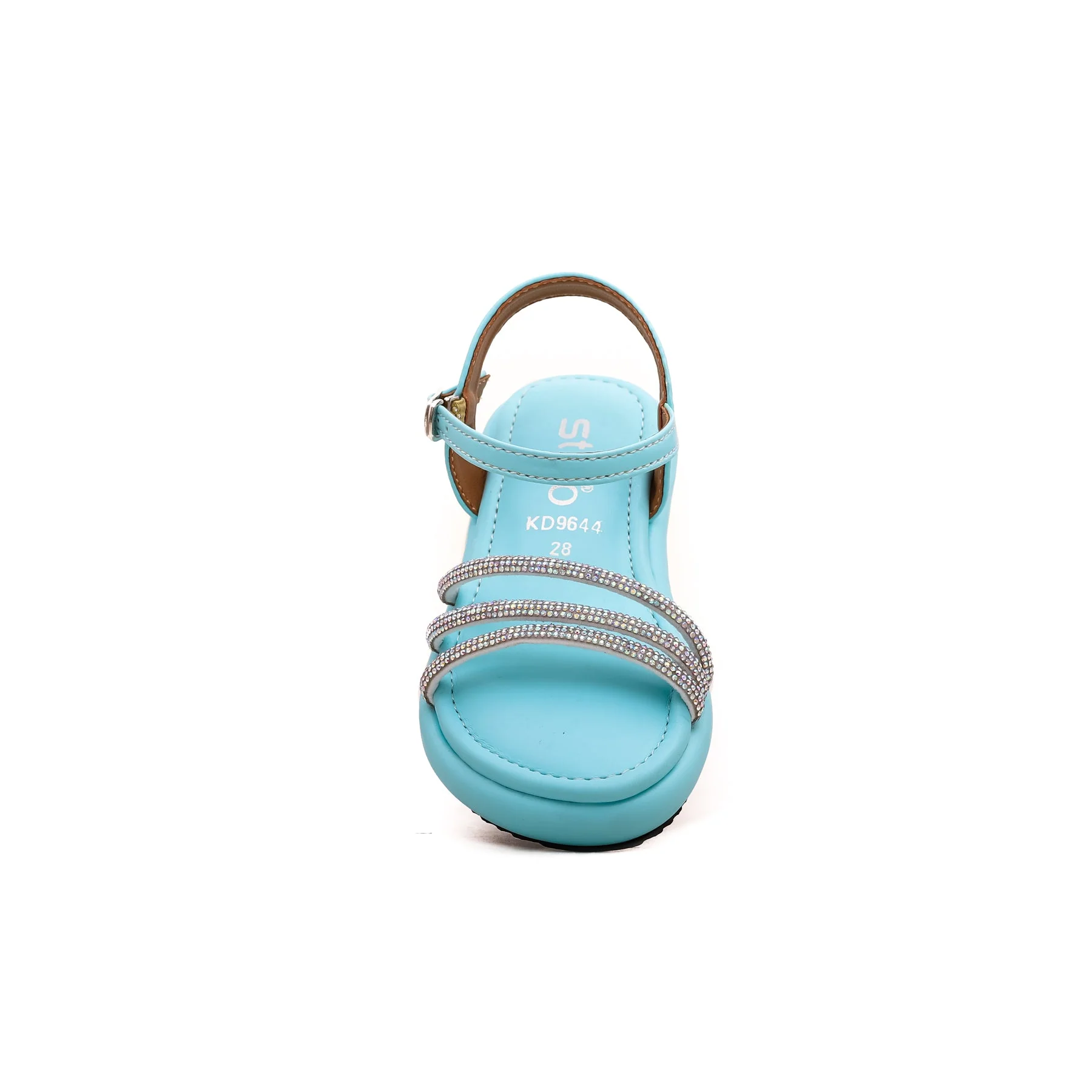 Girls Aqua Green Formal Sandal KD9644 - Image 3