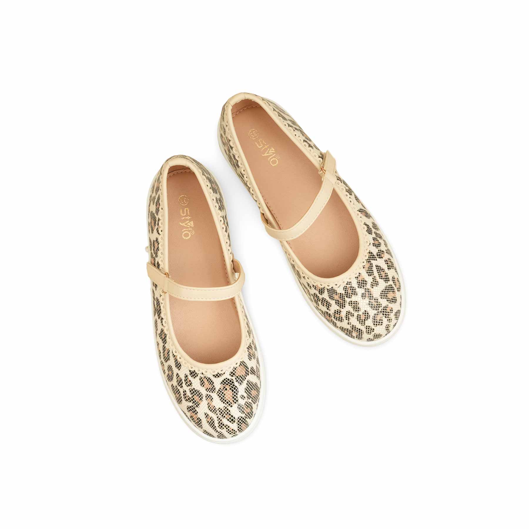 Girls Beige Casual Pumps KD2461 - Image 5