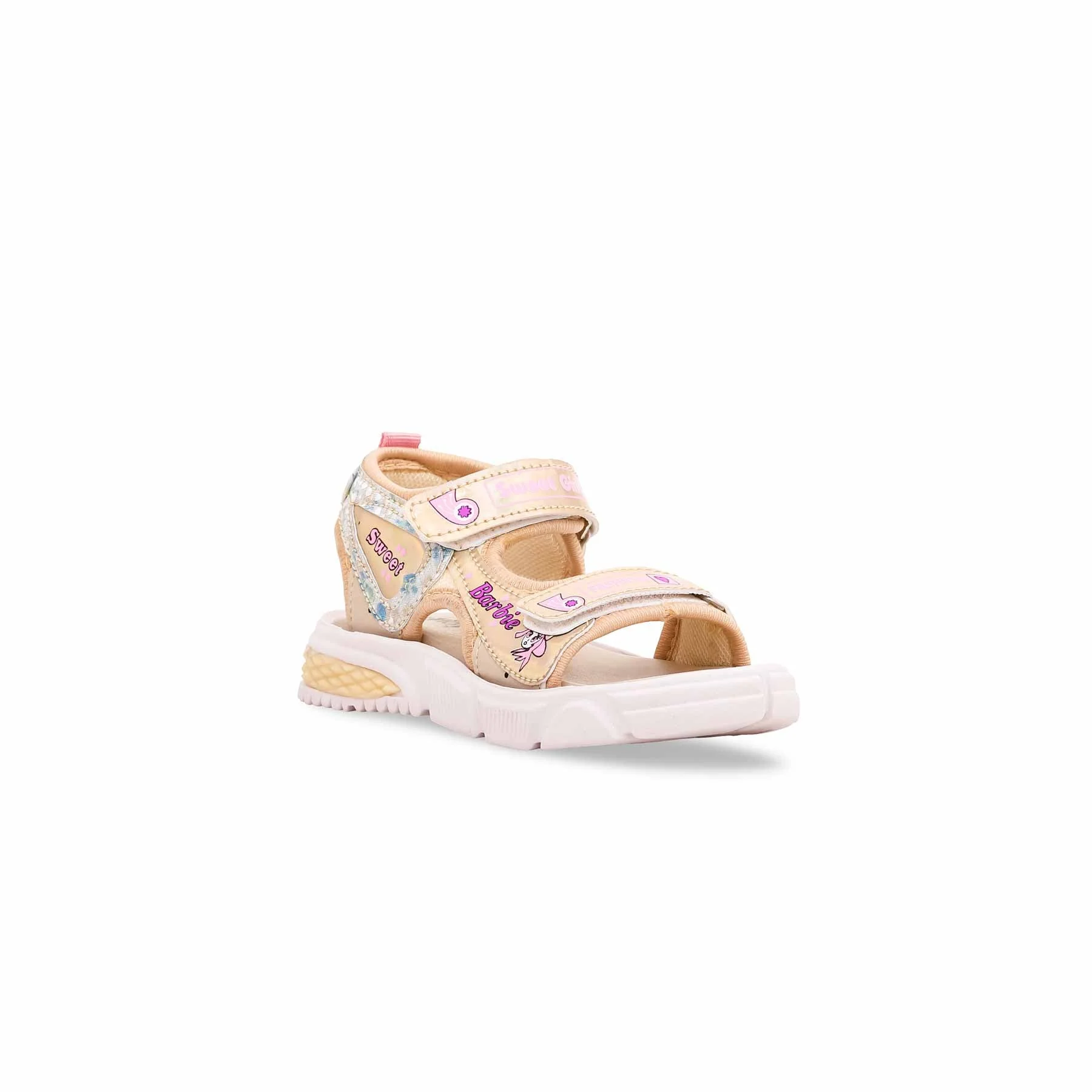 Girls Beige Casual Sandal KD9721 - Image 3