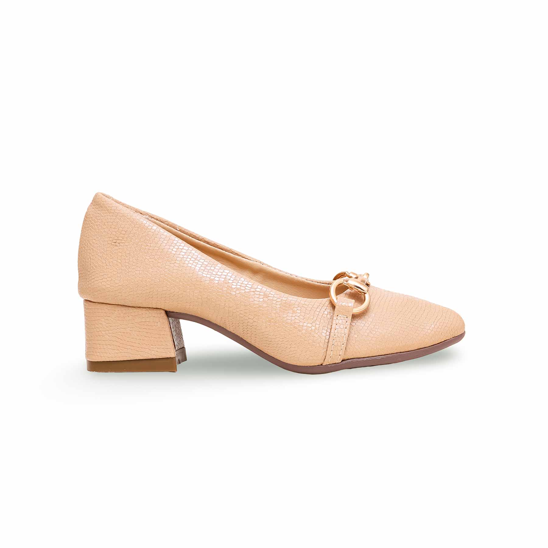 Girls Beige Formal Pumps KD0921 - Image 2