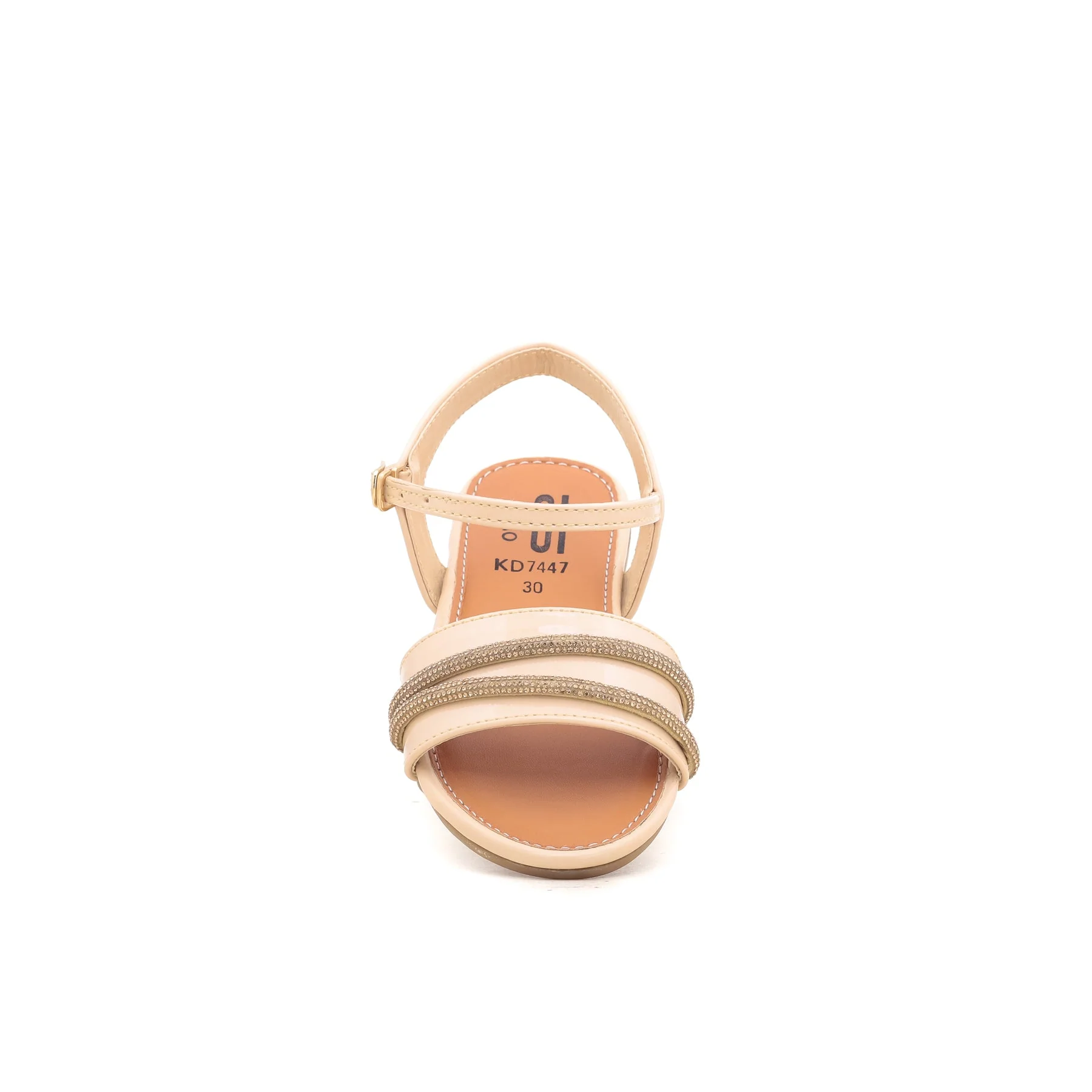 Girls Beige Formal Sandal KD7447 - Image 3