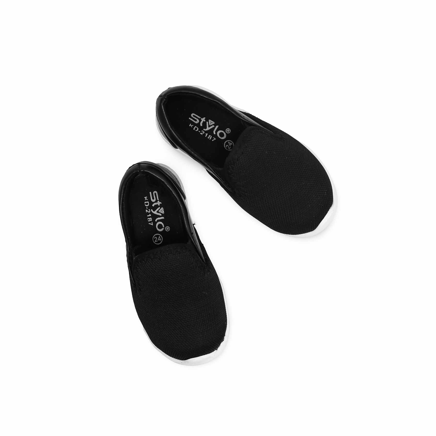 Girls Black Casual Canvas KD2187 - Image 5