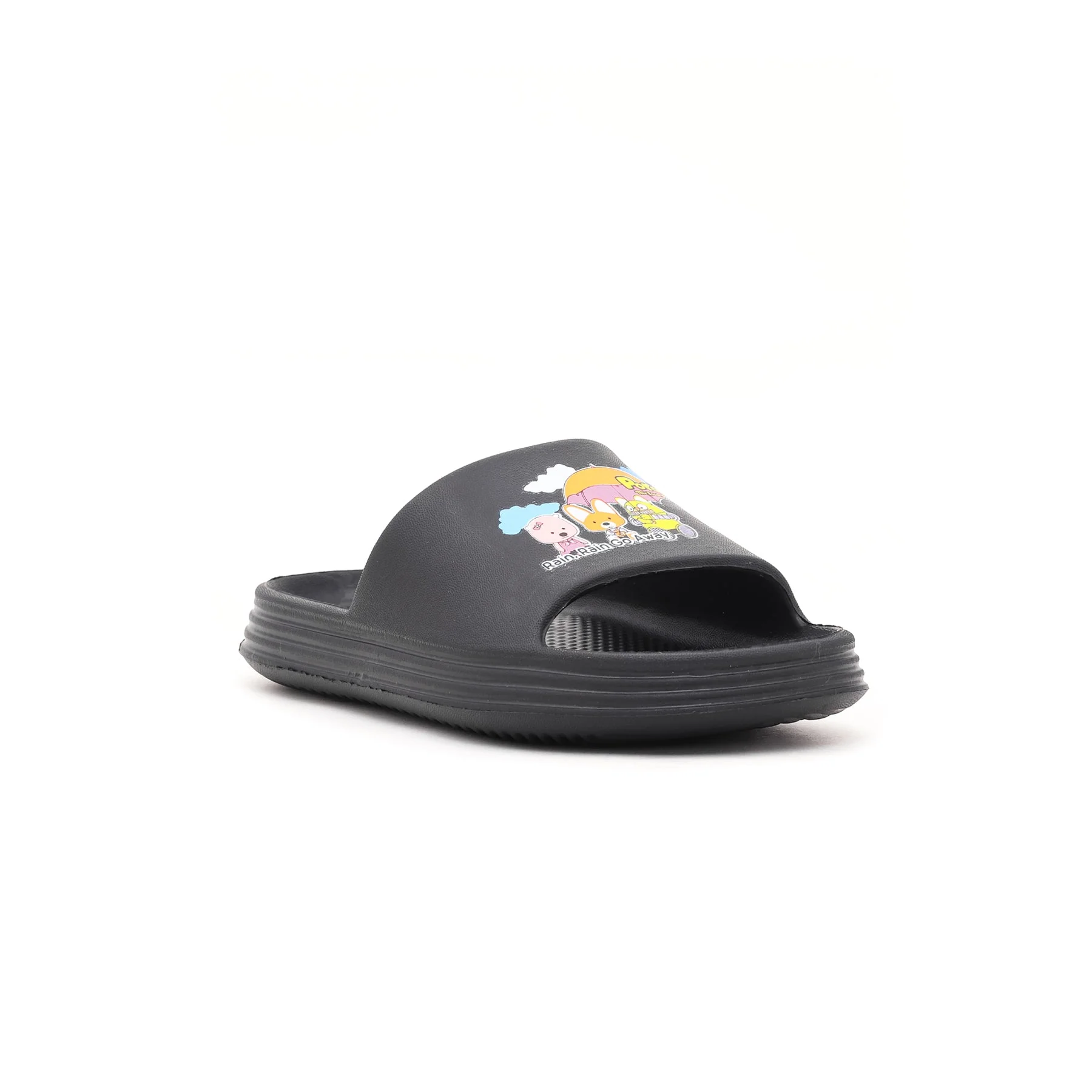 Girls Black Casual Flip Flop KD5301 - Image 2