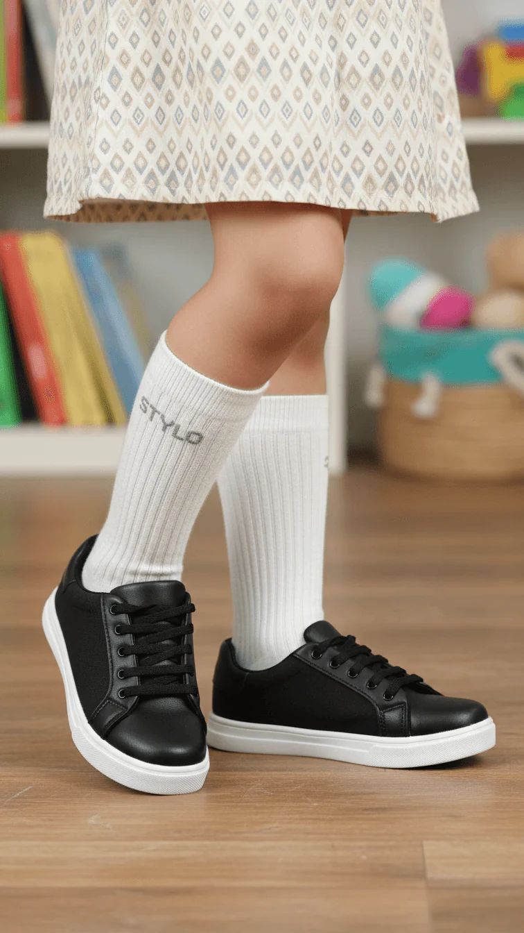 Girls Black Casual Jogger KD1998