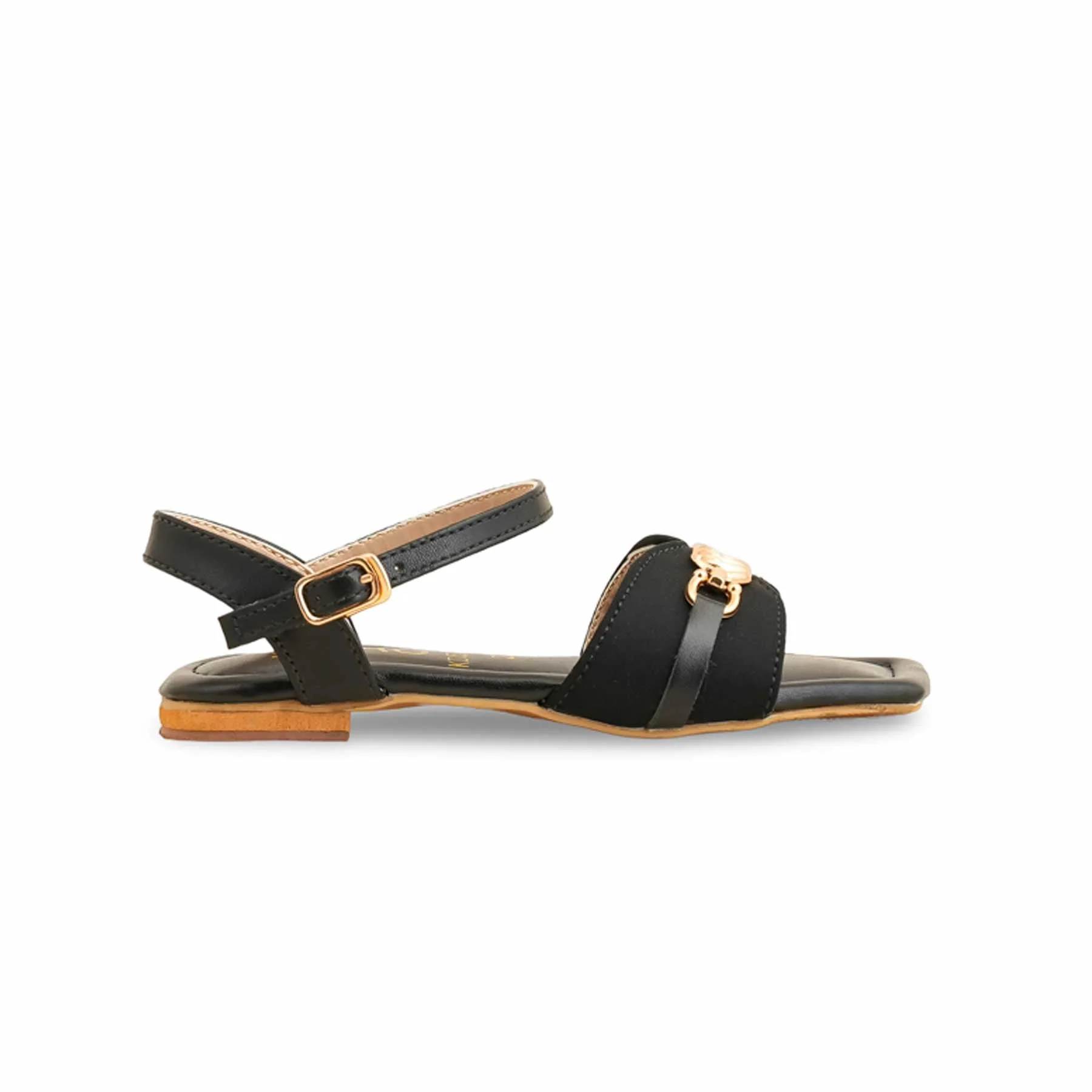 Girls Black Casual Sandal KD5630 - Image 2