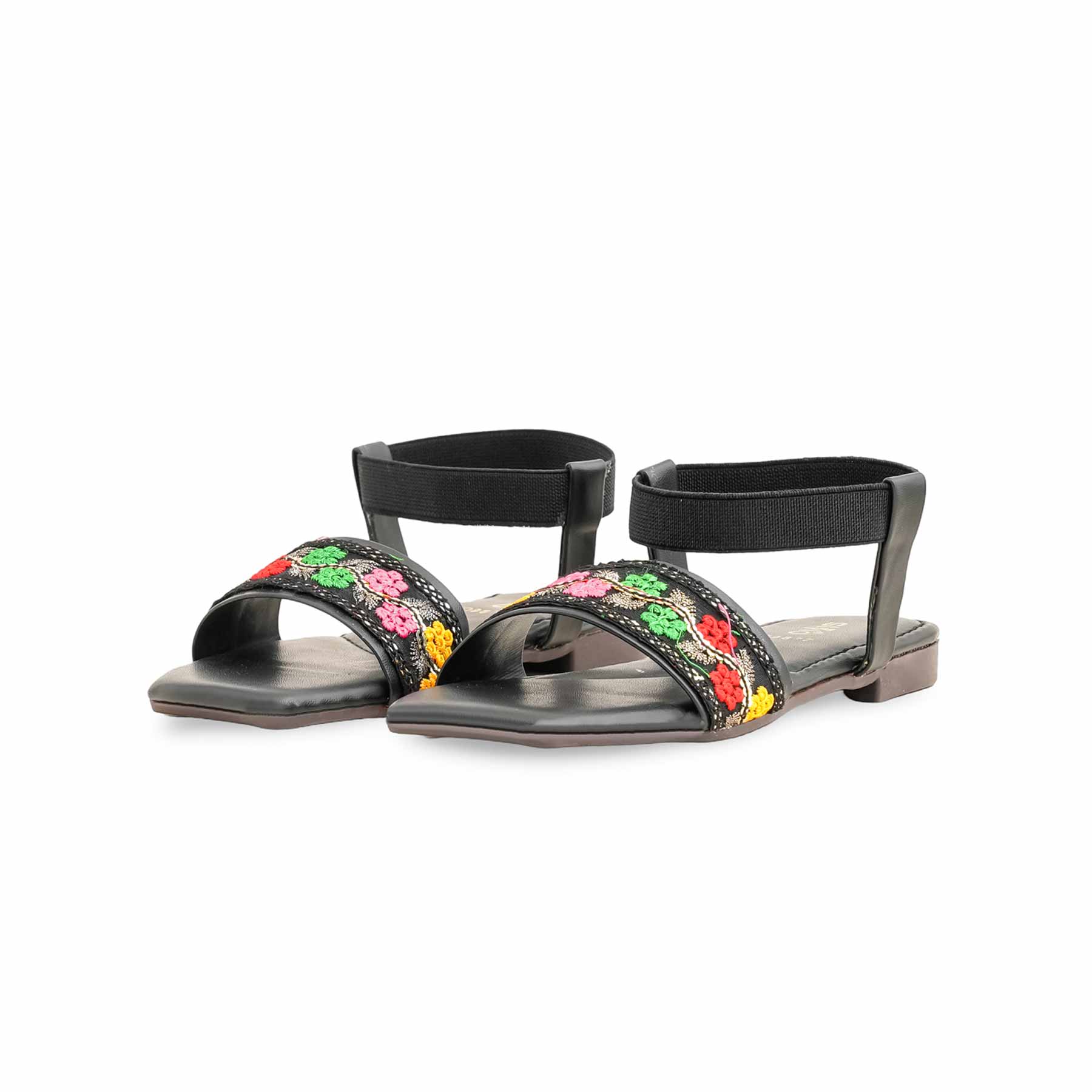 Girls Black Casual Sandal KD9877 - Image 3