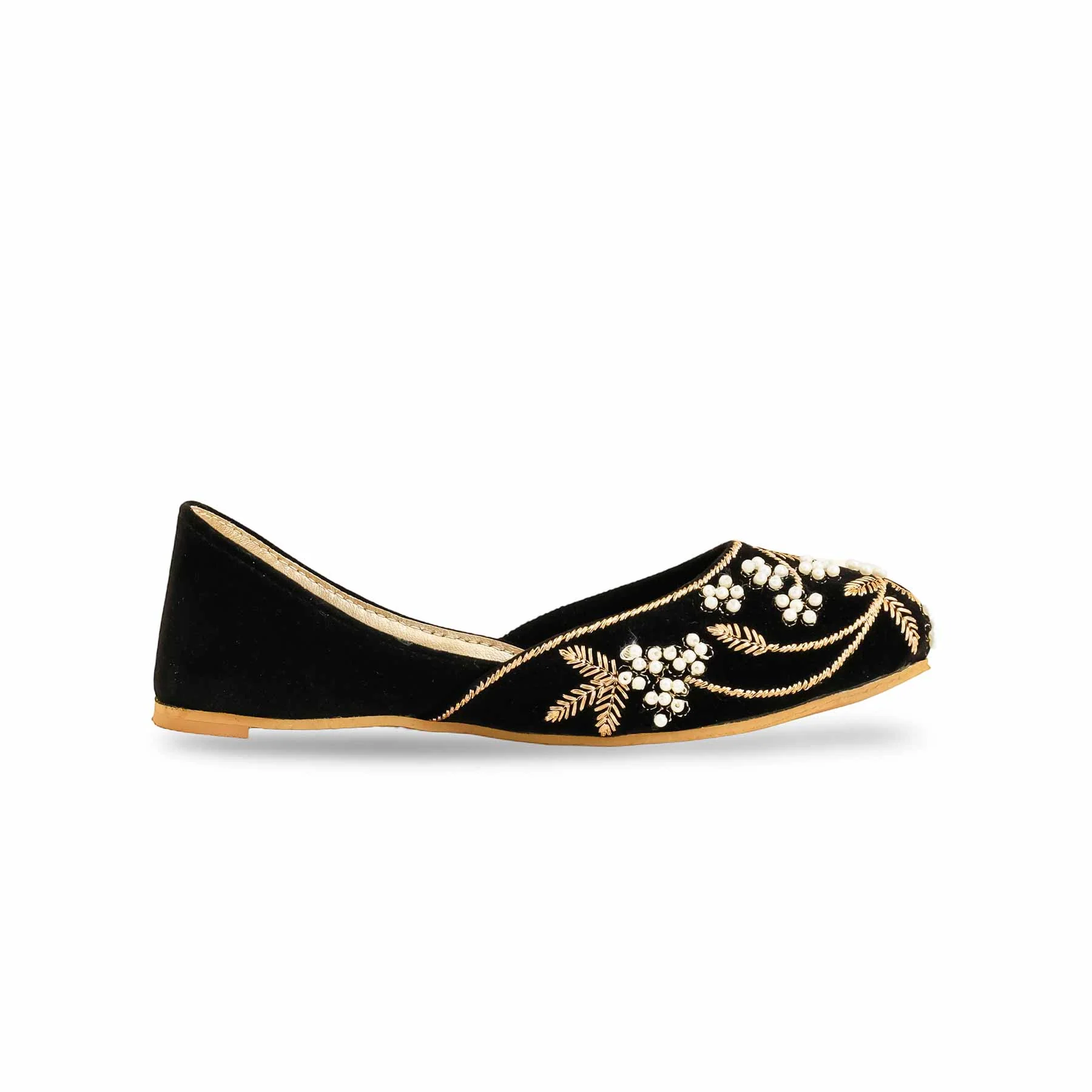 Girls Black Fancy Khussa KD2251 - Image 3