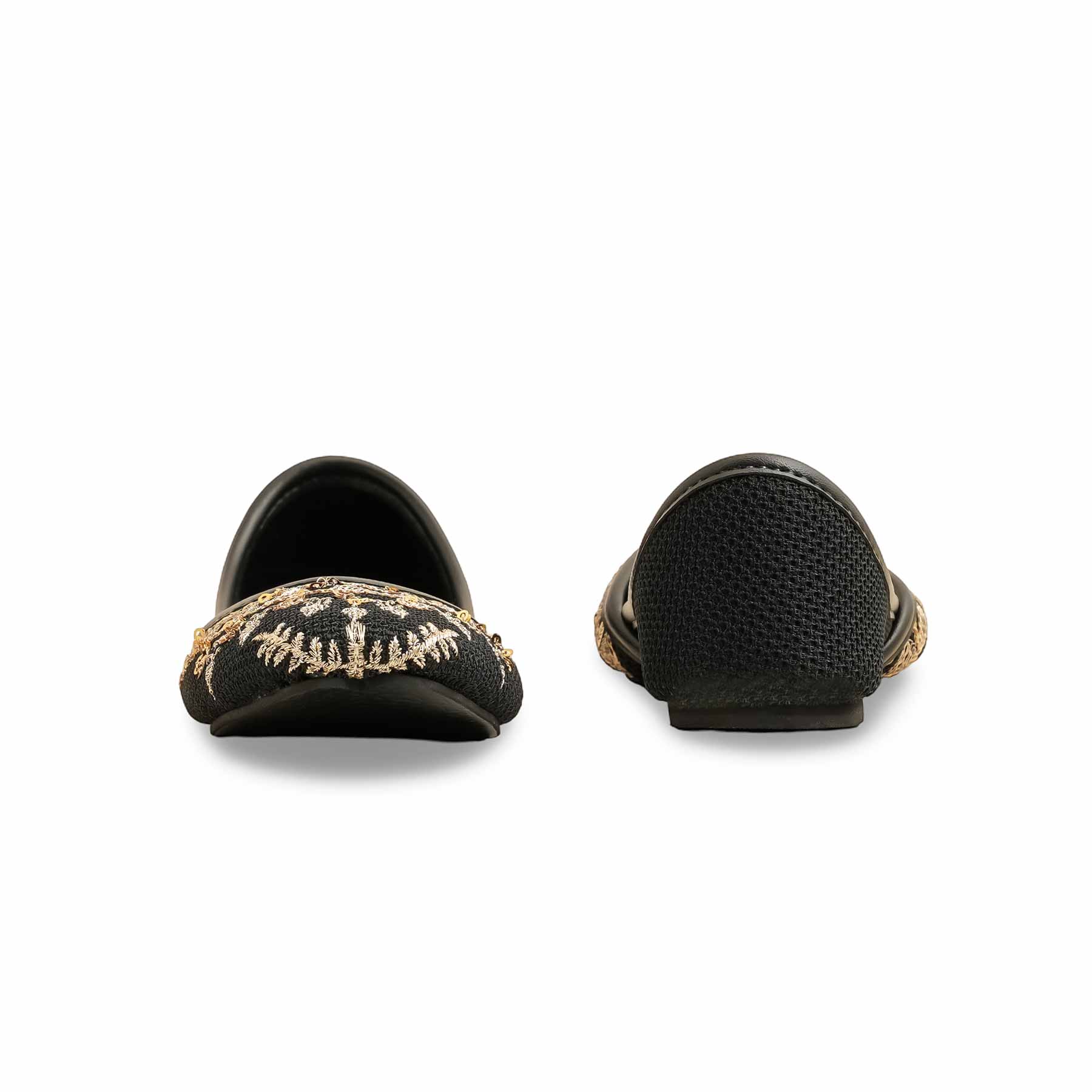 Girls Black Fancy Khussa KD2451 - Image 4
