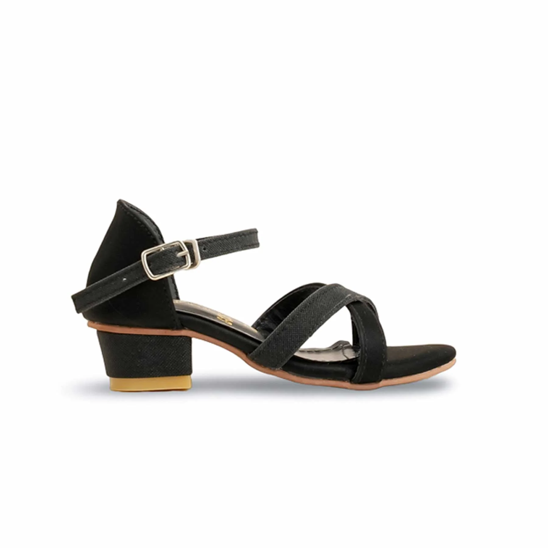 Girls Black Fancy Sandal KD5616 - Image 2