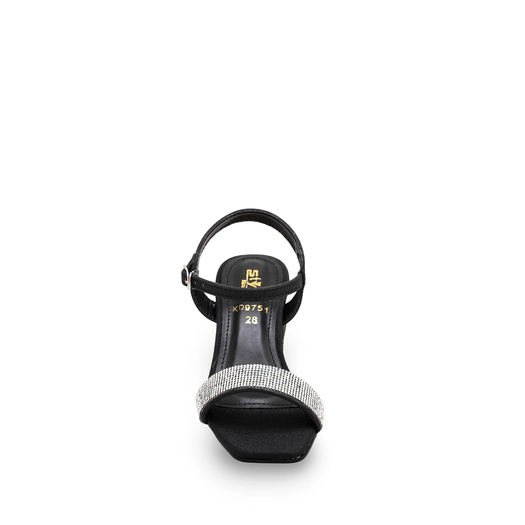 Girls Black Fancy Sandal KD9751 - Image 3