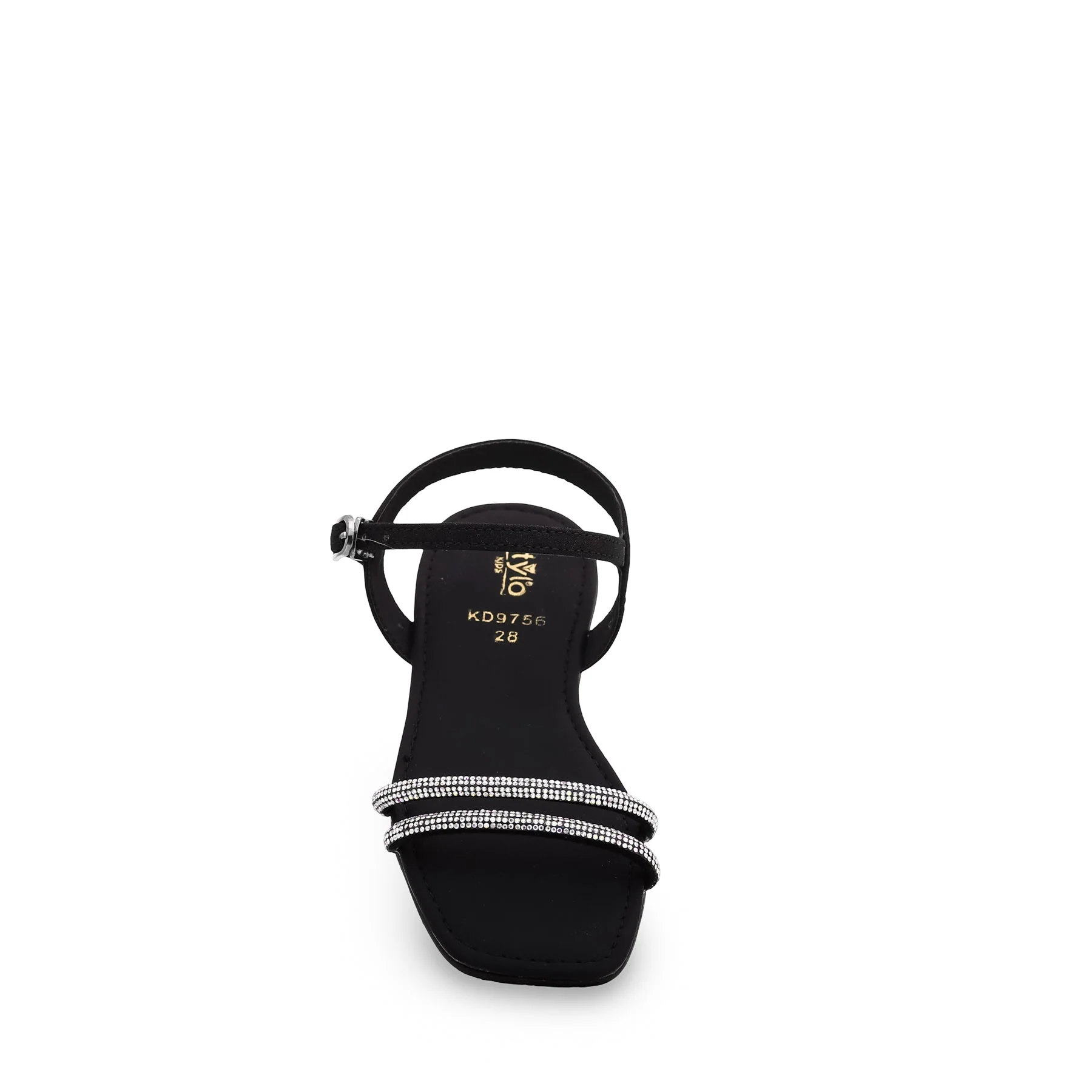 Girls Black Fancy Sandal KD9756 - Image 3