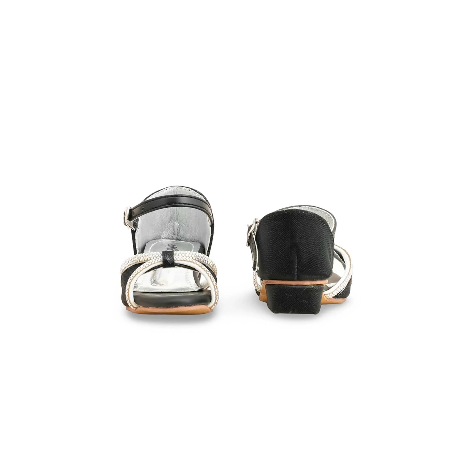 Girls Black Fancy Sandal KD9914 - Image 4