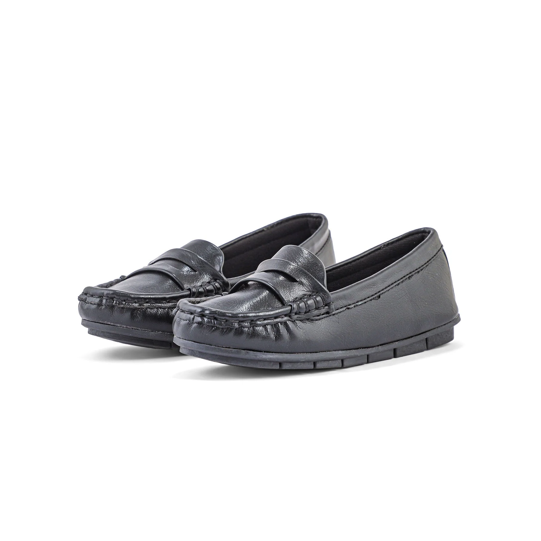 Girls Black Formal Moccasin KD2300 - Image 2