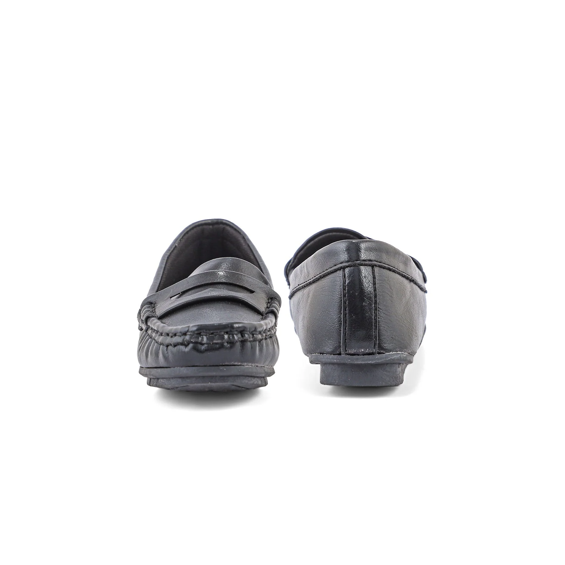 Girls Black Formal Moccasin KD2300 - Image 3