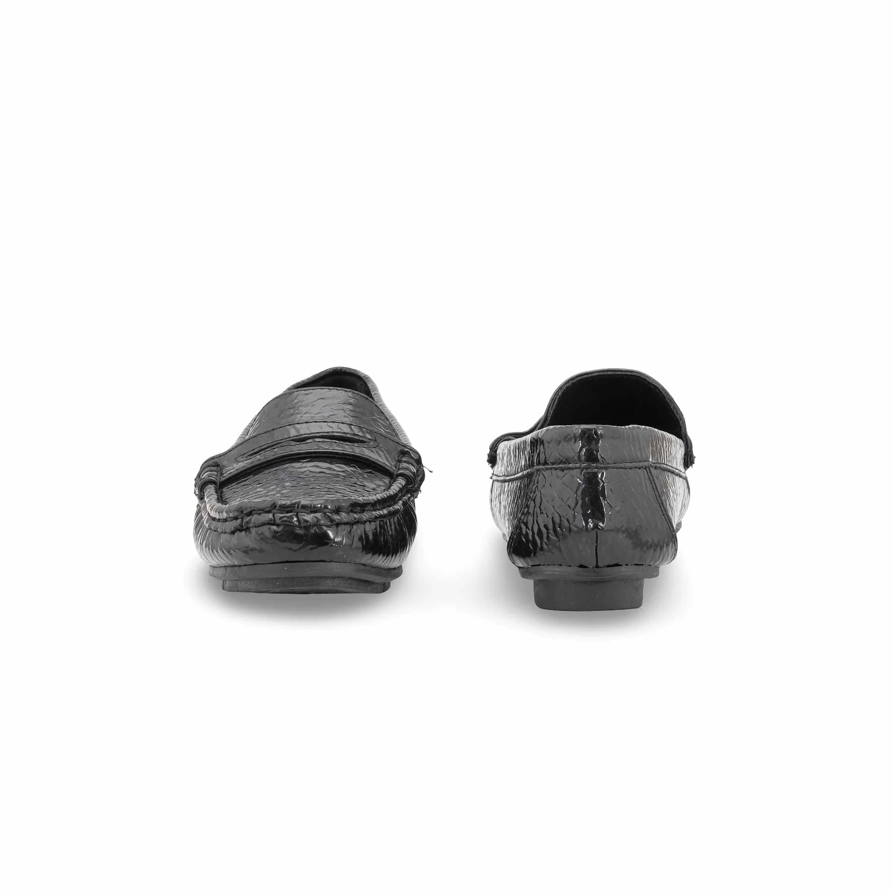 Girls Black Formal Moccasin KD2598 - Image 4
