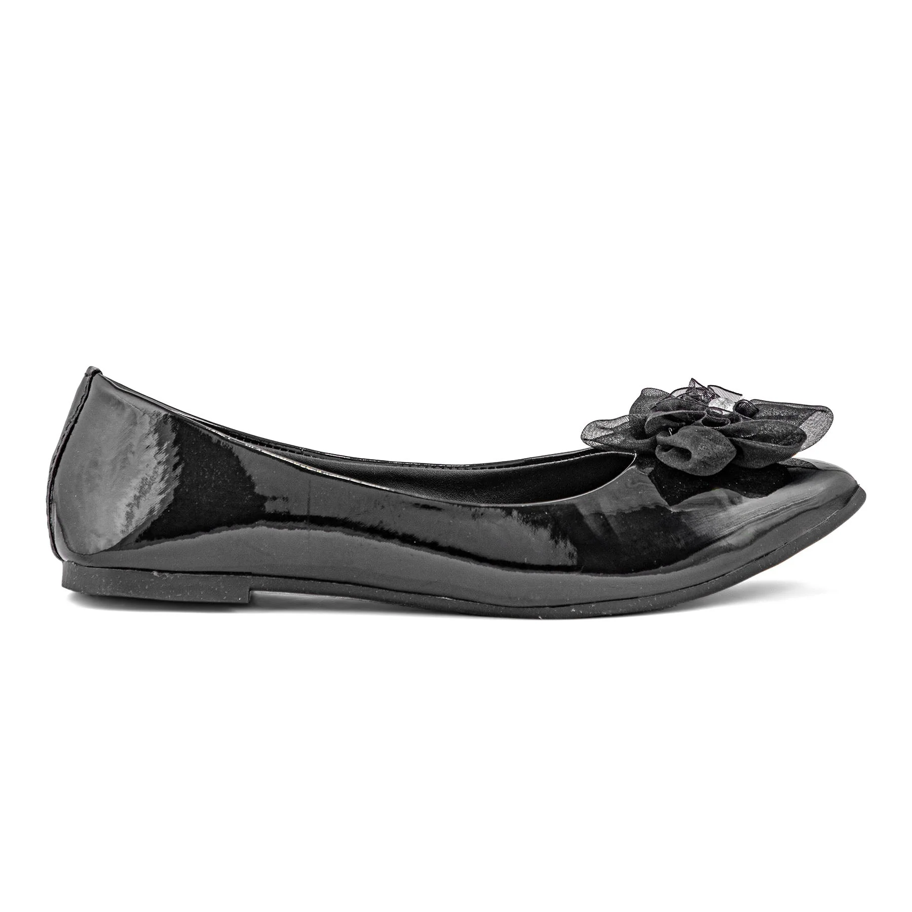 Girls Black Formal Pumps KD2368 - Image 2