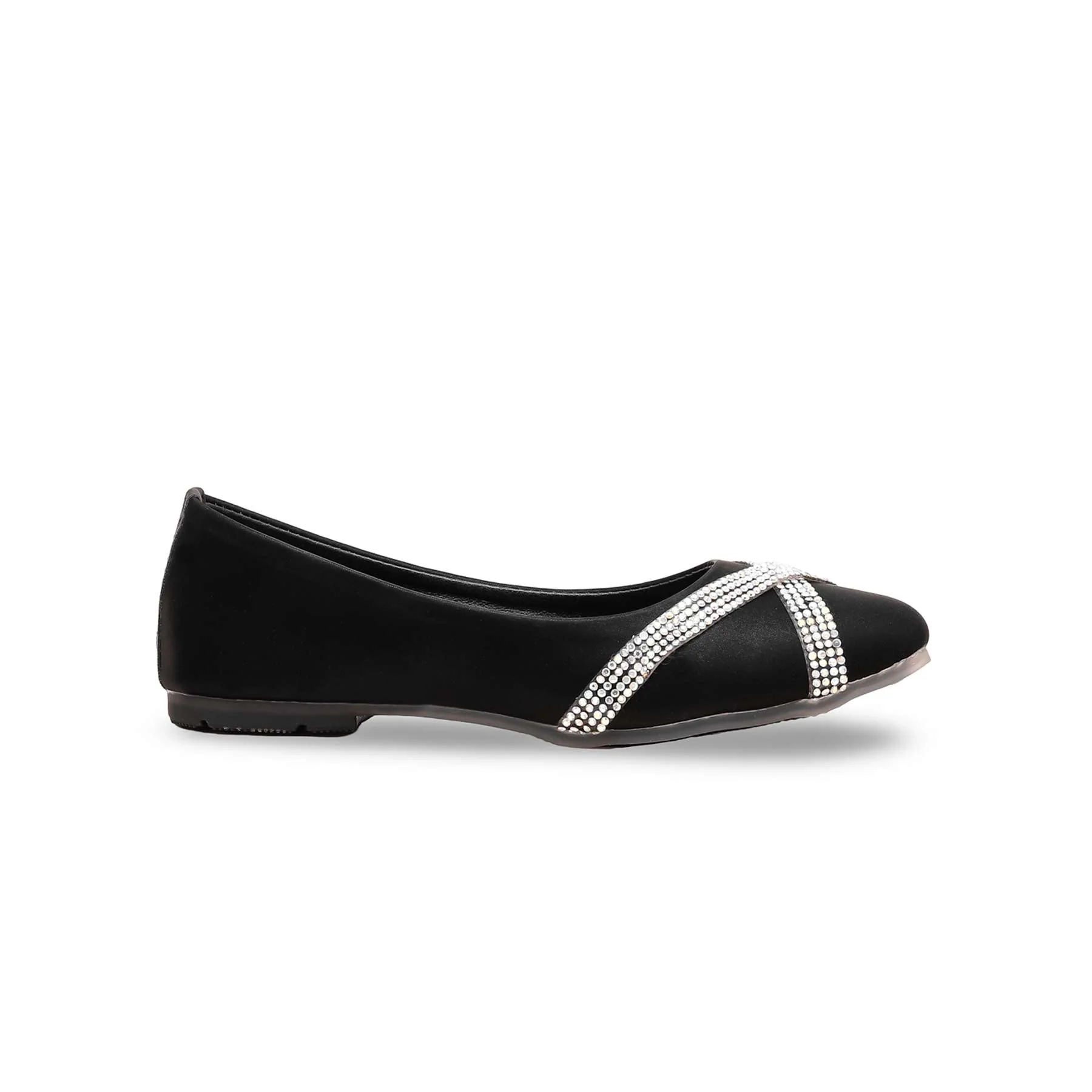 Girls Black Formal Pumps KD2372 - Image 2